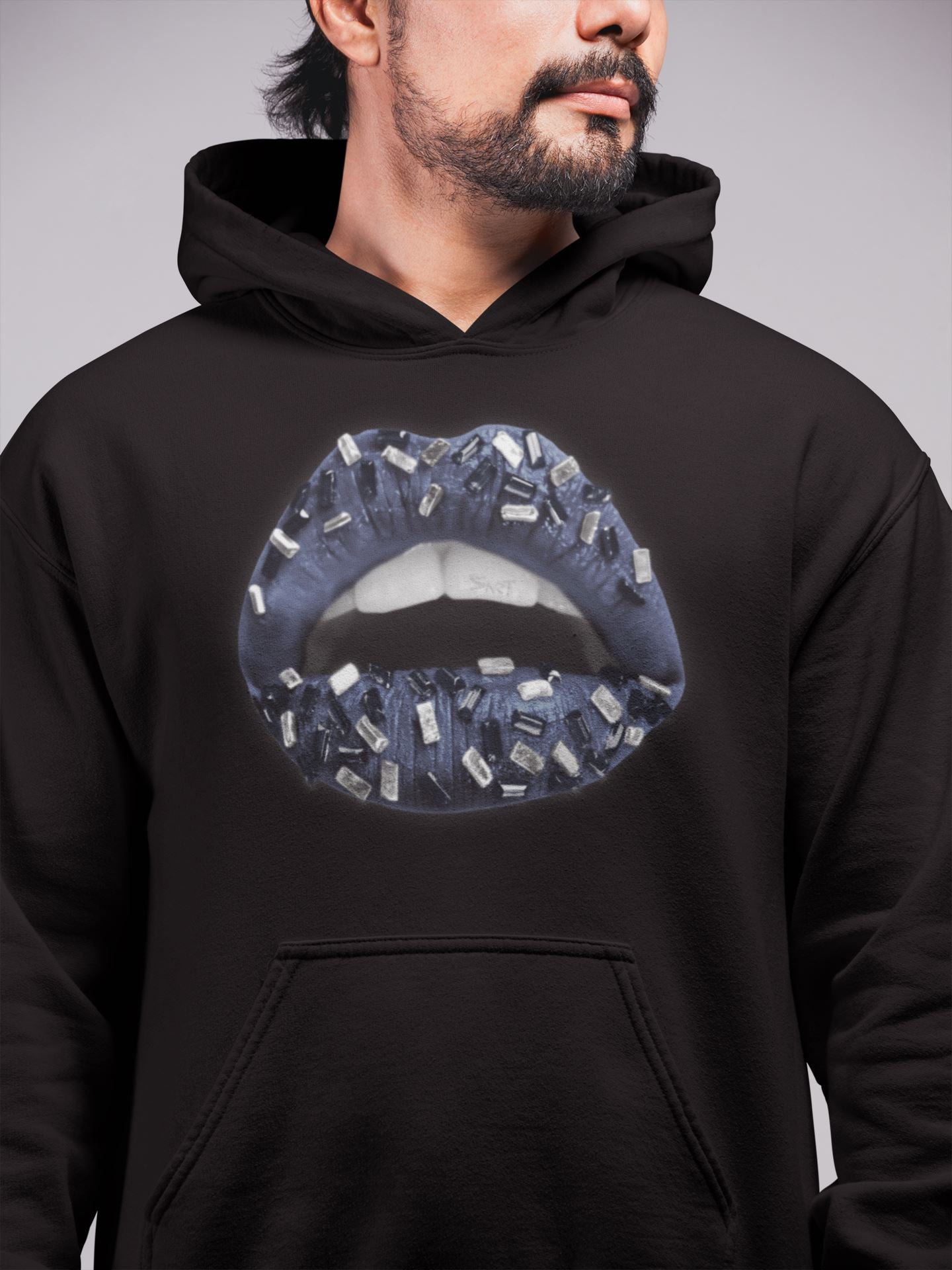 Lips Jewel Unisex Tops - Air Jordan 1 Midnight Navy
