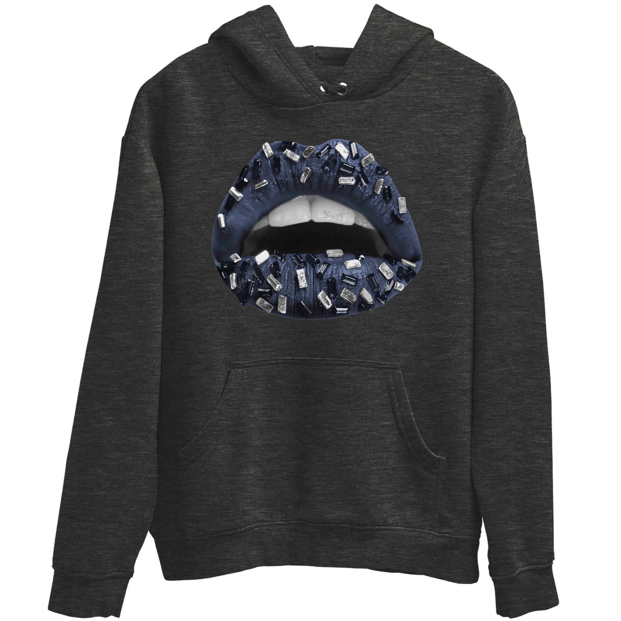 Lips Jewel Unisex Tops - Air Jordan 1 Midnight Navy
