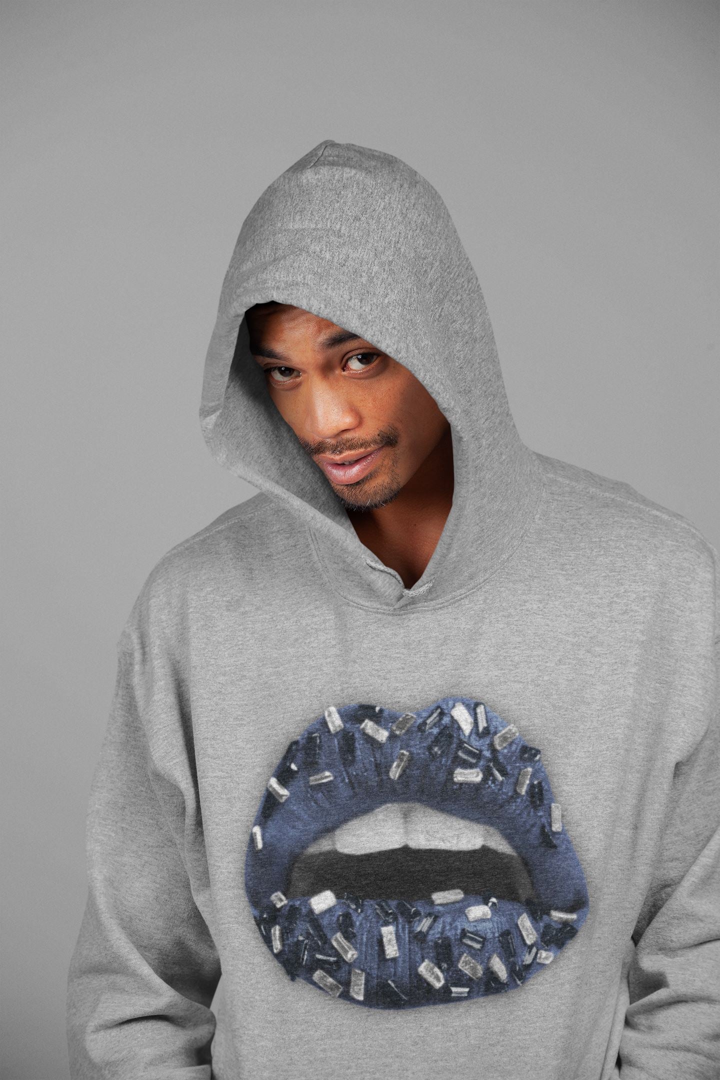 Lips Jewel Unisex Tops - Air Jordan 1 Midnight Navy
