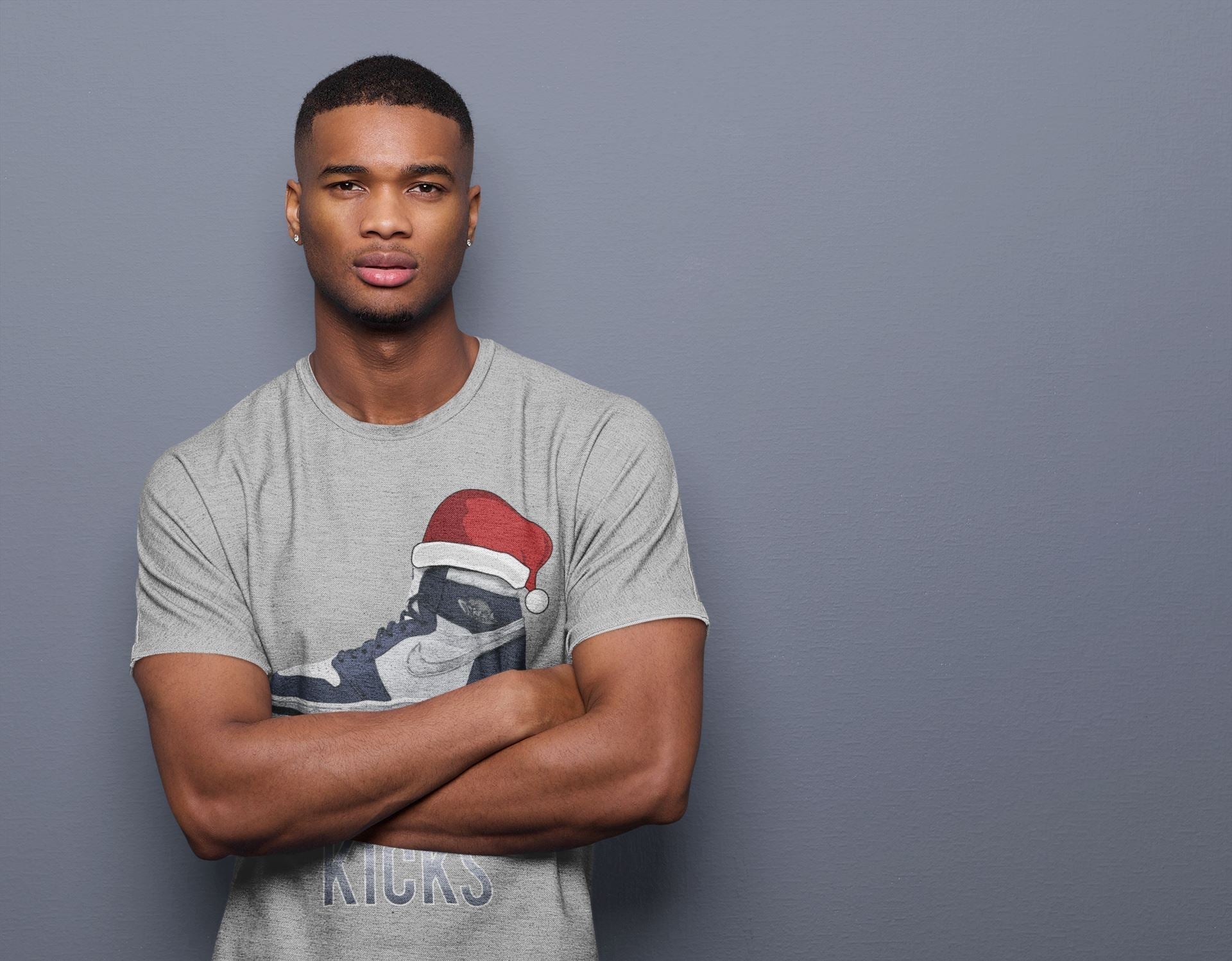 All I Want For Christmas Is Kicks Unisex Tops - Air Jordan 1 Midnight Navy