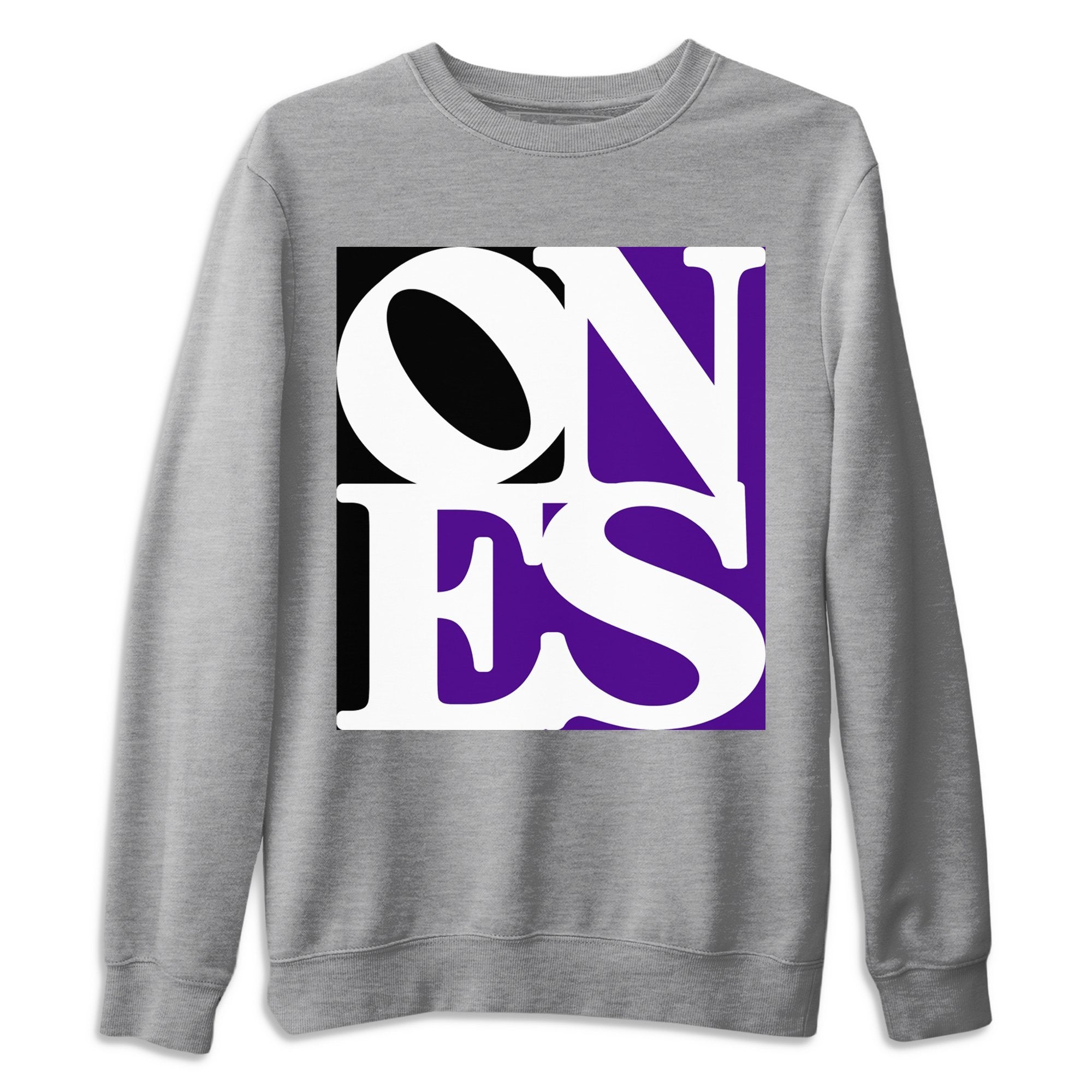 Ones Unisex Tops - Air Jordan 1 Court Purple