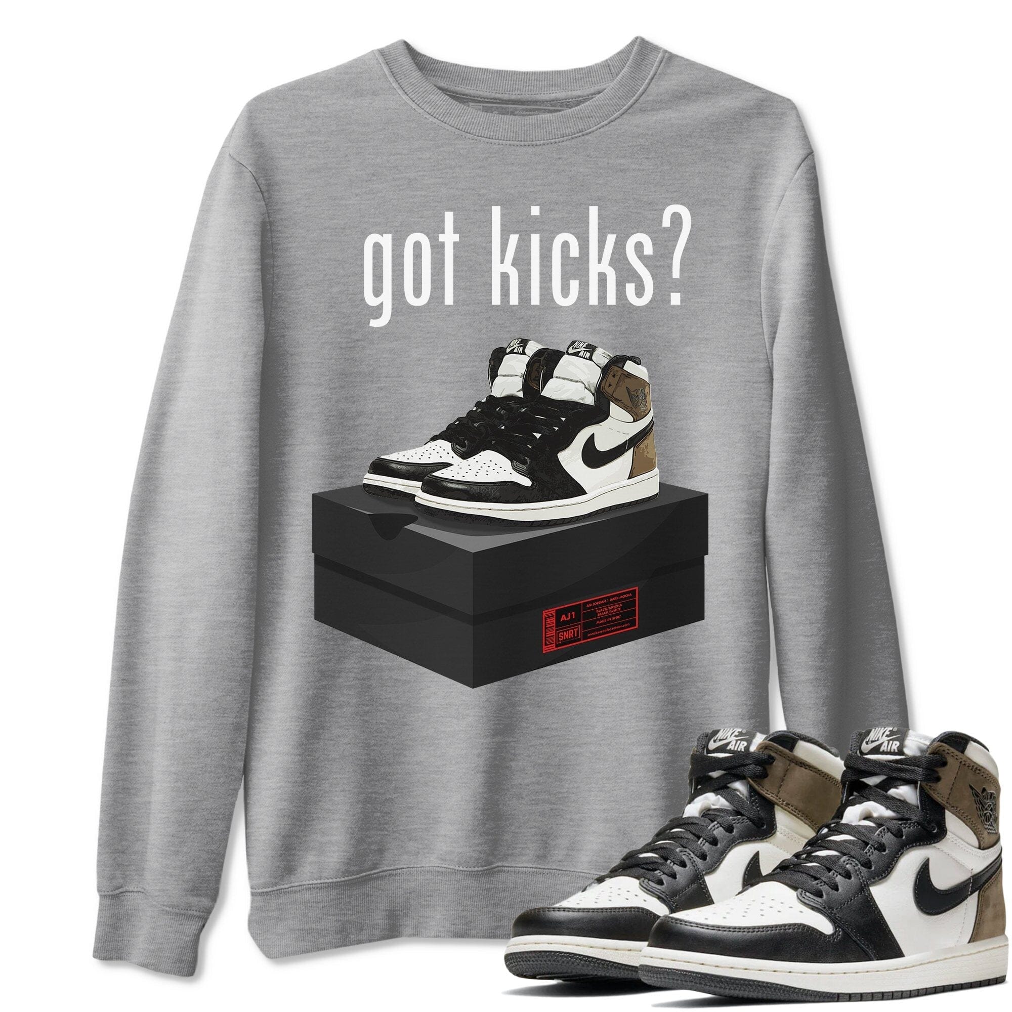 Got Kicks Unisex Tops - Air Jordan 1 Dark Mocha
