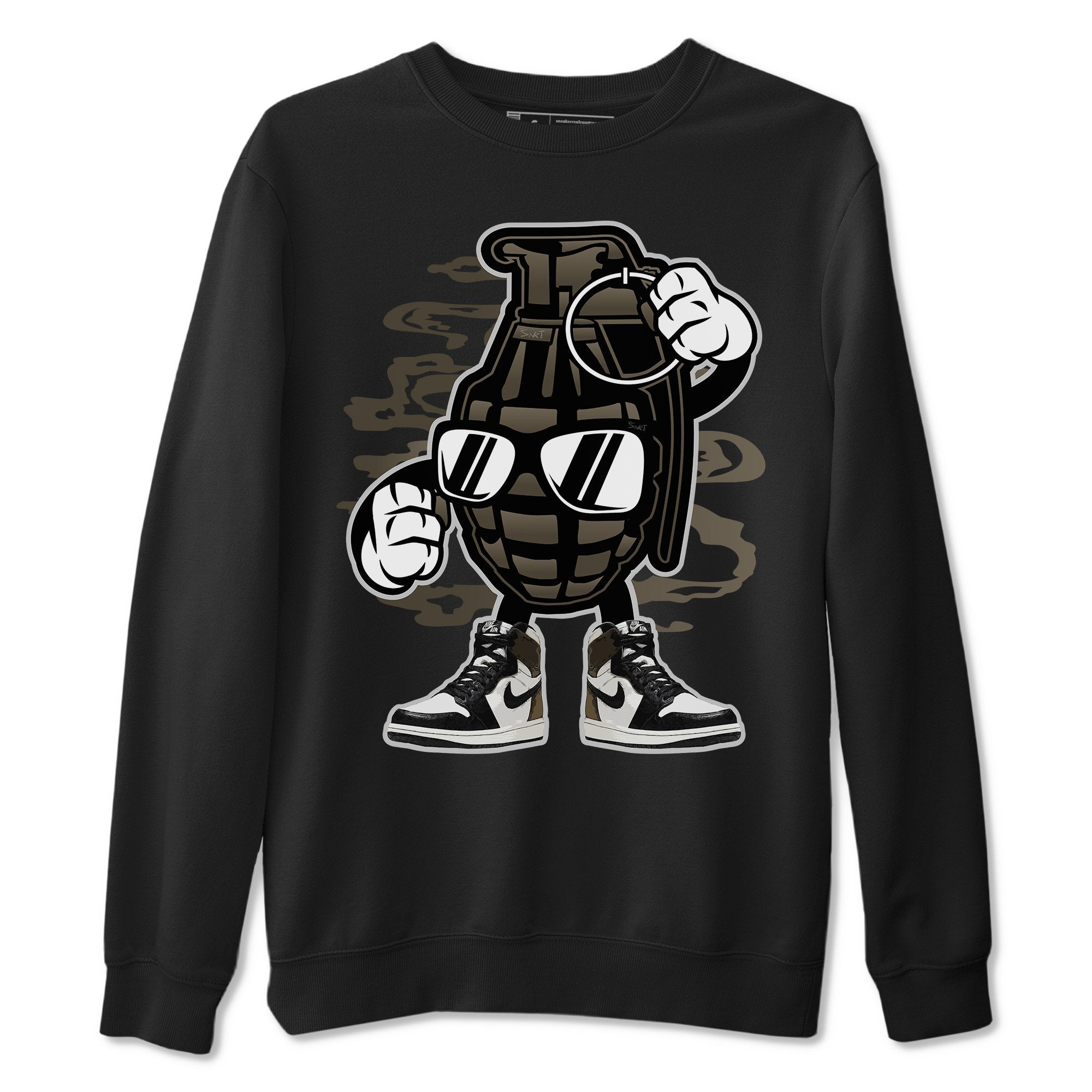 Grenade Unisex Tops - Air Jordan 1 Dark Mocha