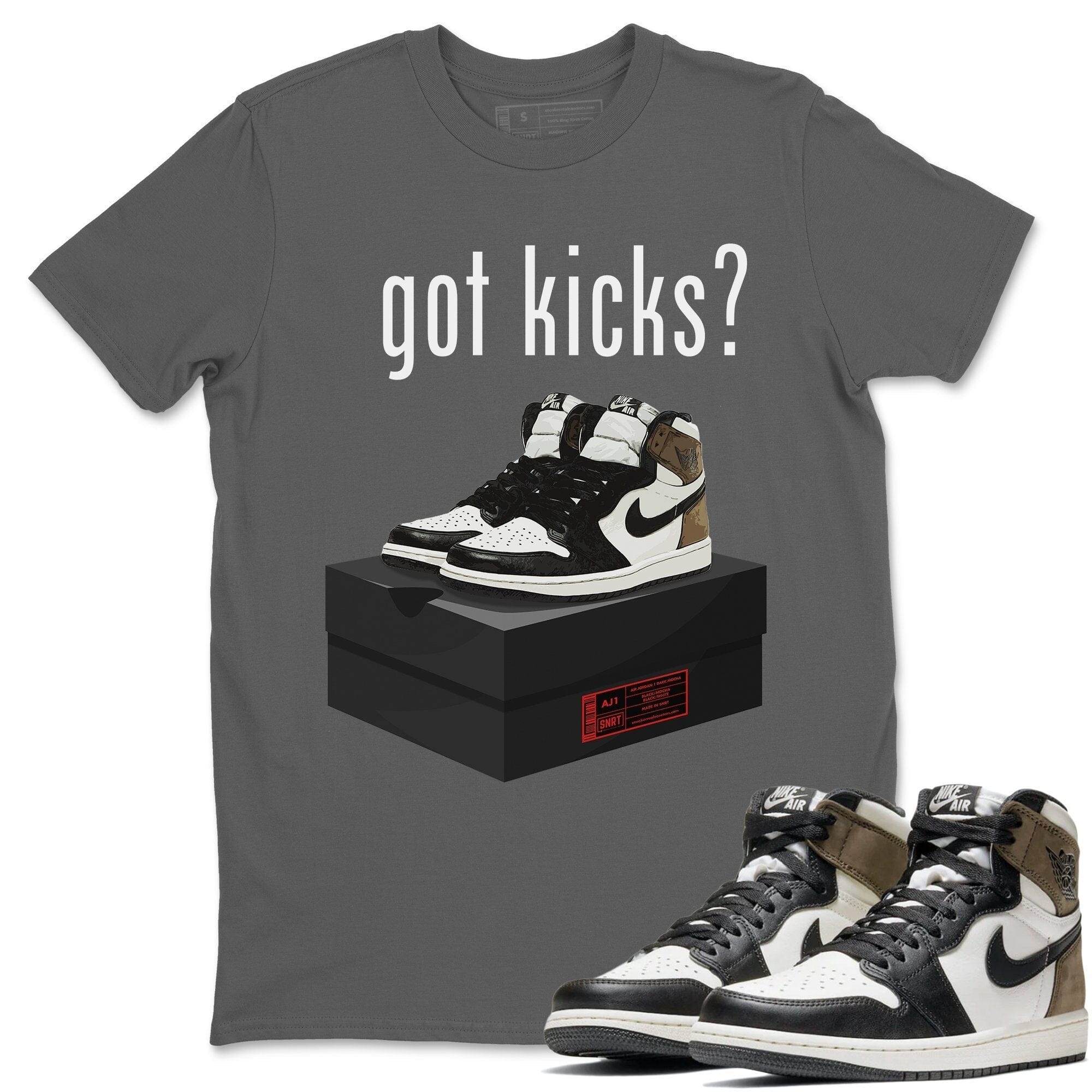 Got Kicks Unisex Tops - Air Jordan 1 Dark Mocha