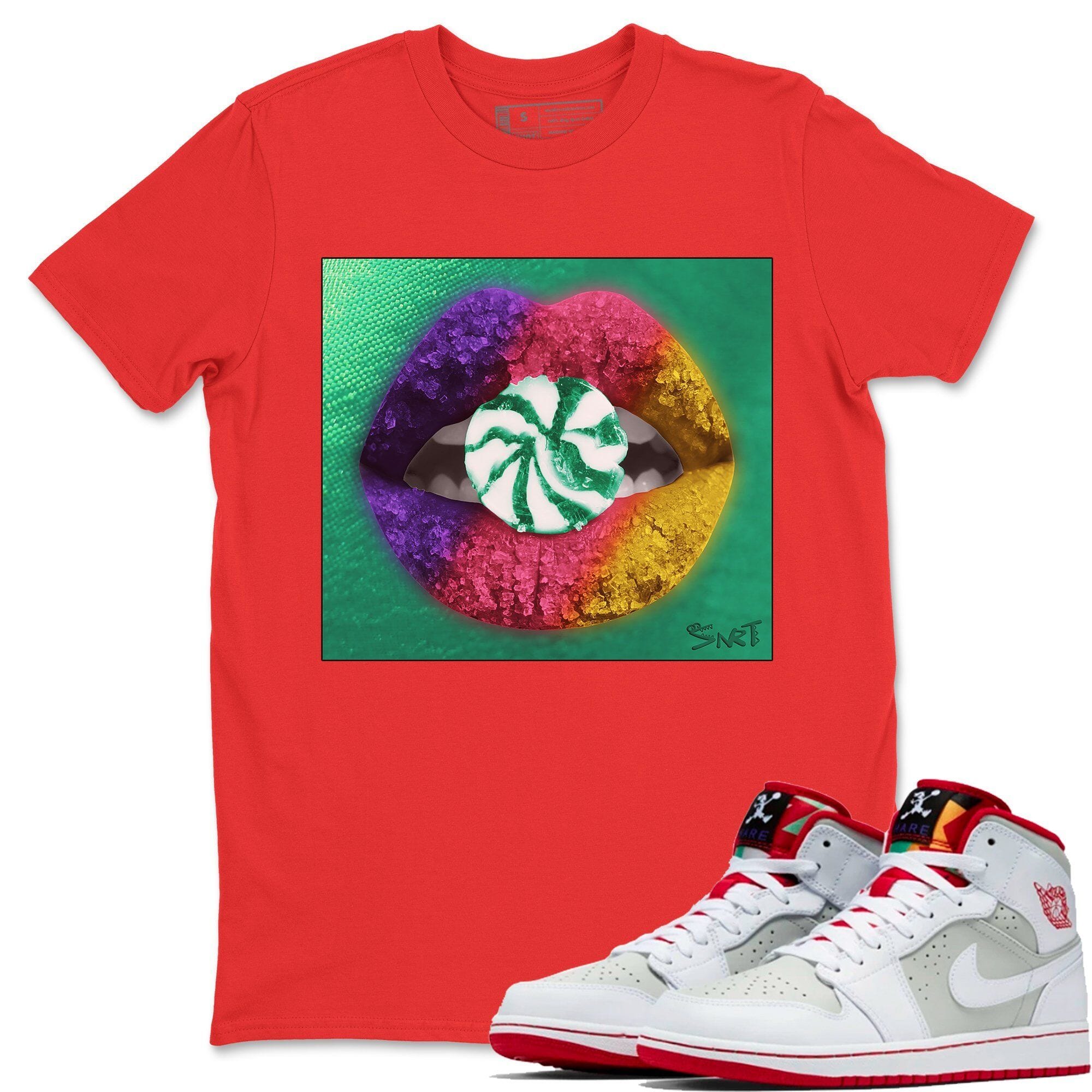 Lips Candy Unisex Tops - Air Jordan 1 Hare