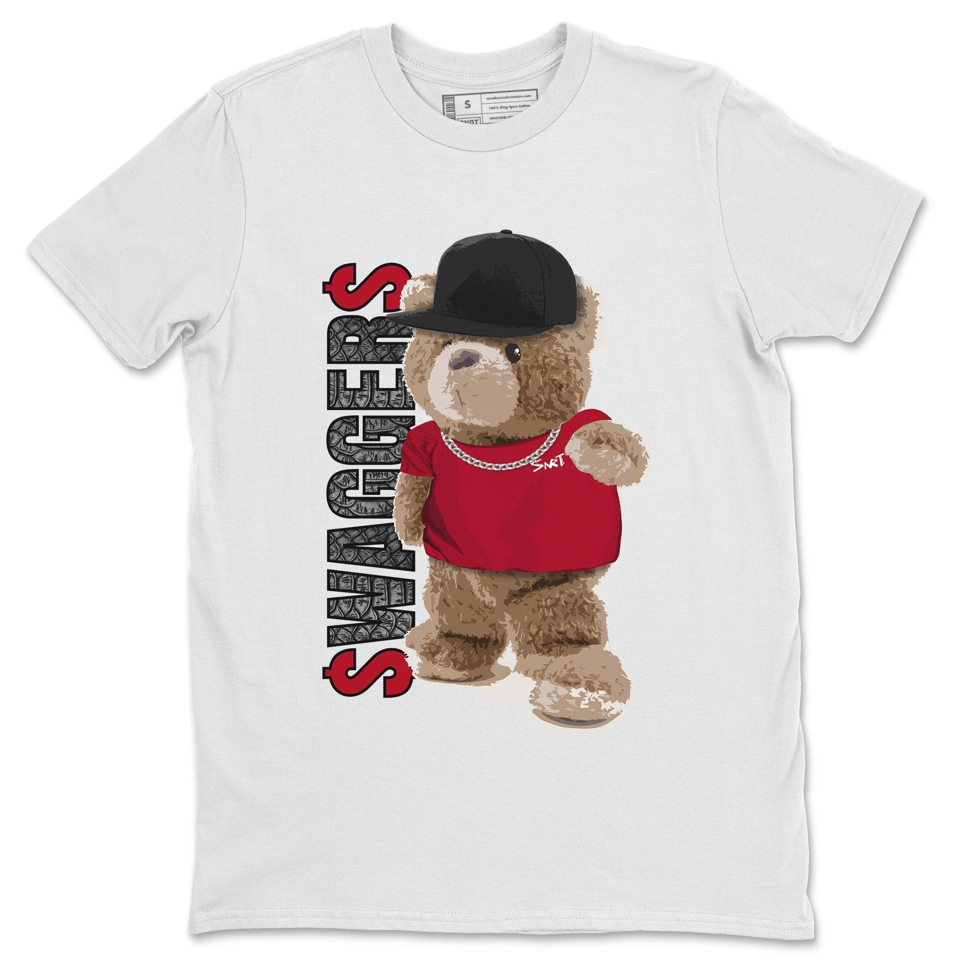 Bear Swaggers Unisex Tops - Air Jordan 1 Satin Red