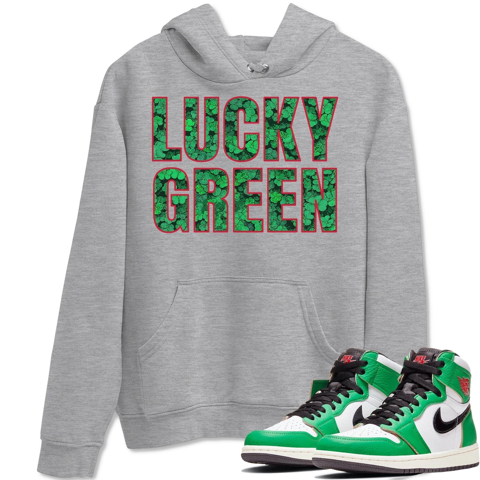 Lucky Green Unisex Tops - Air Jordan 1 Lucky Green