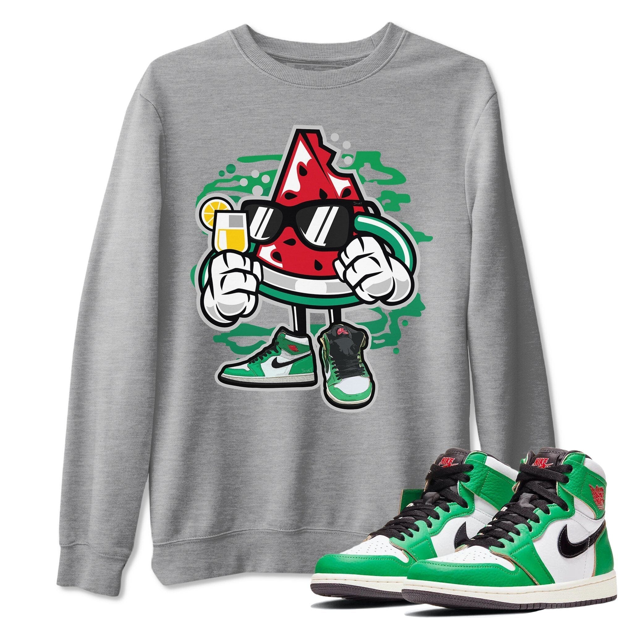 Stay Fresh Unisex Tops - Air Jordan 1 Lucky Green