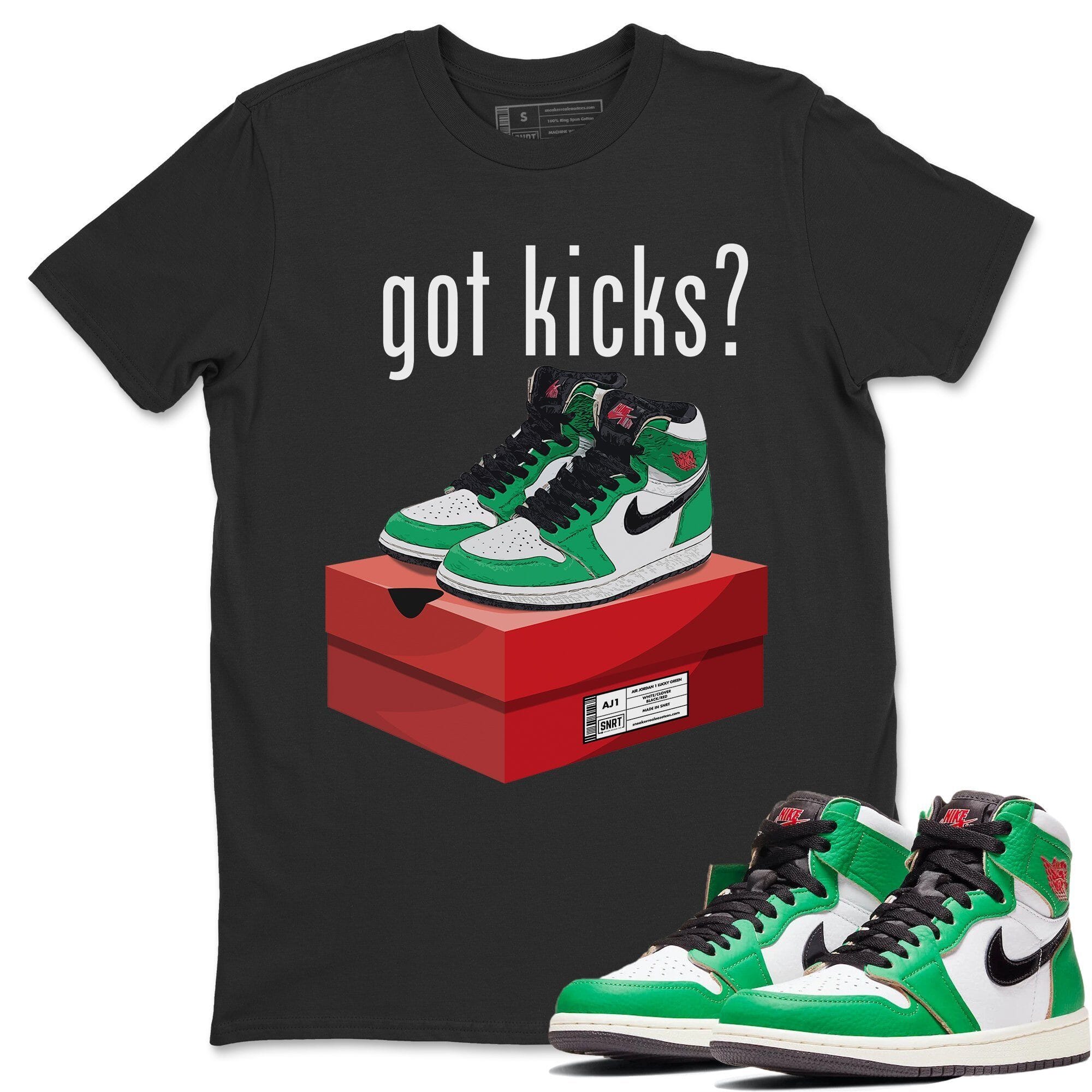 Got Kicks Unisex Tops - Air Jordan 1 Lucky Green