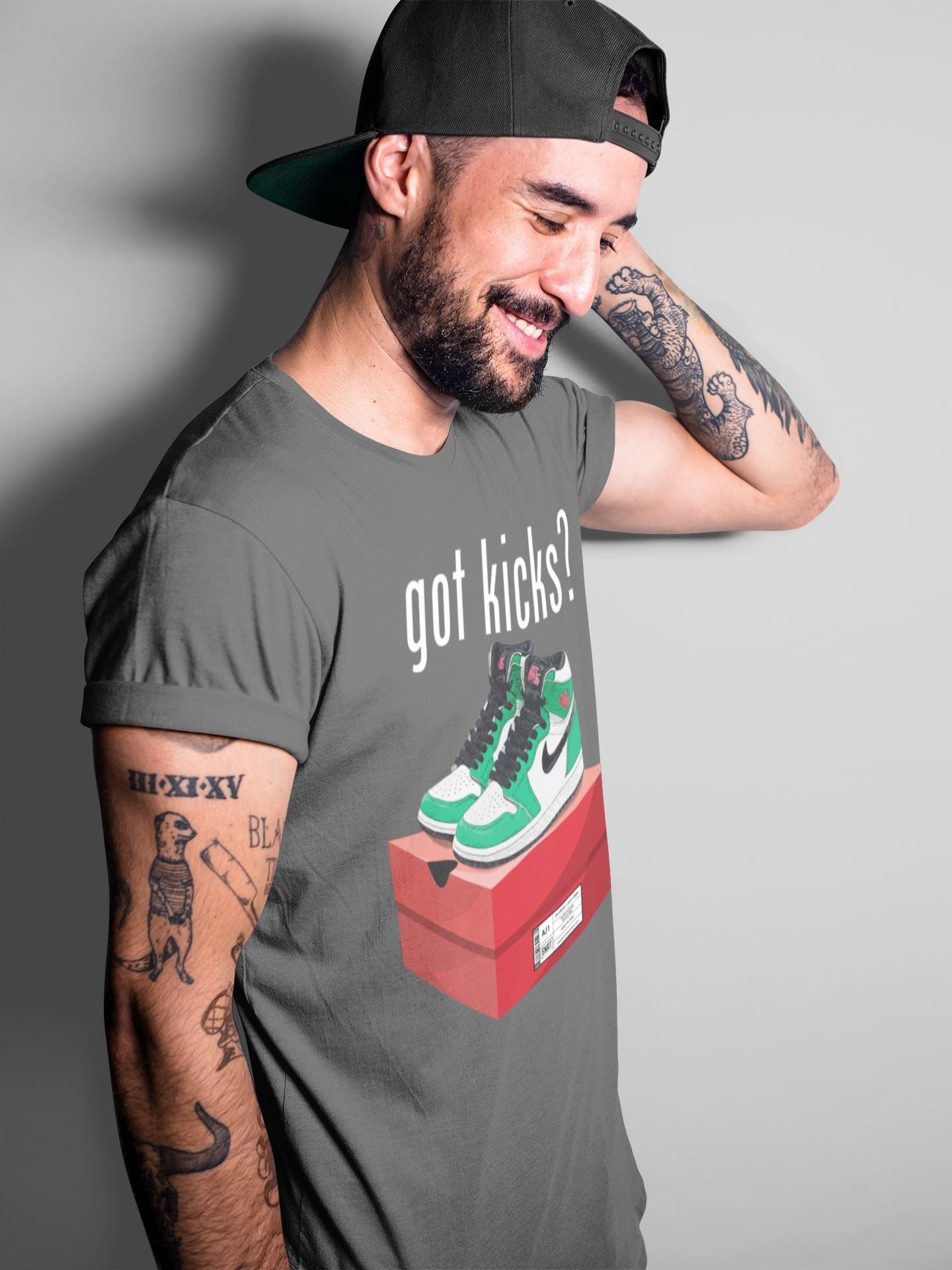 Got Kicks Unisex Tops - Air Jordan 1 Lucky Green