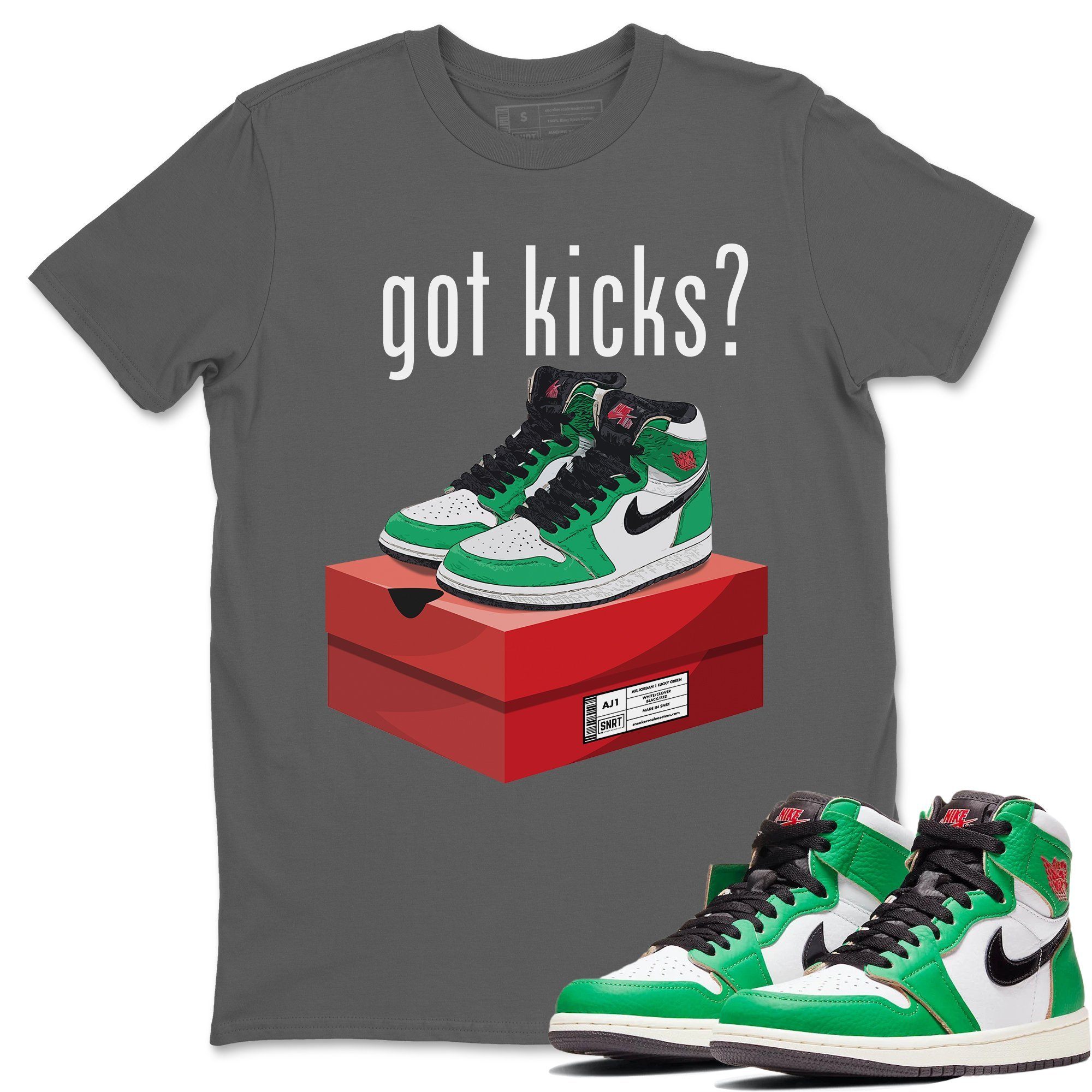 Got Kicks Unisex Tops - Air Jordan 1 Lucky Green