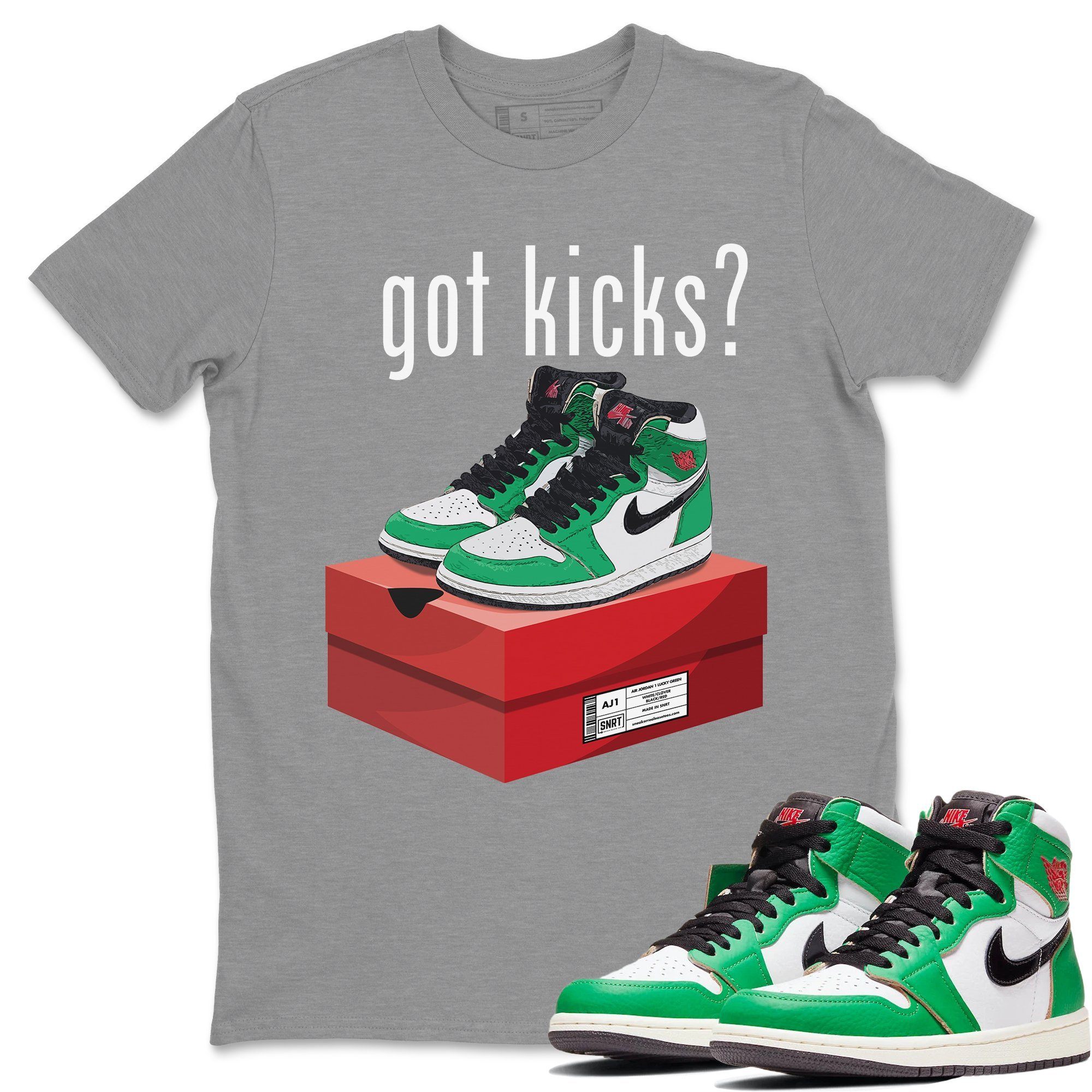 Got Kicks Unisex Tops - Air Jordan 1 Lucky Green