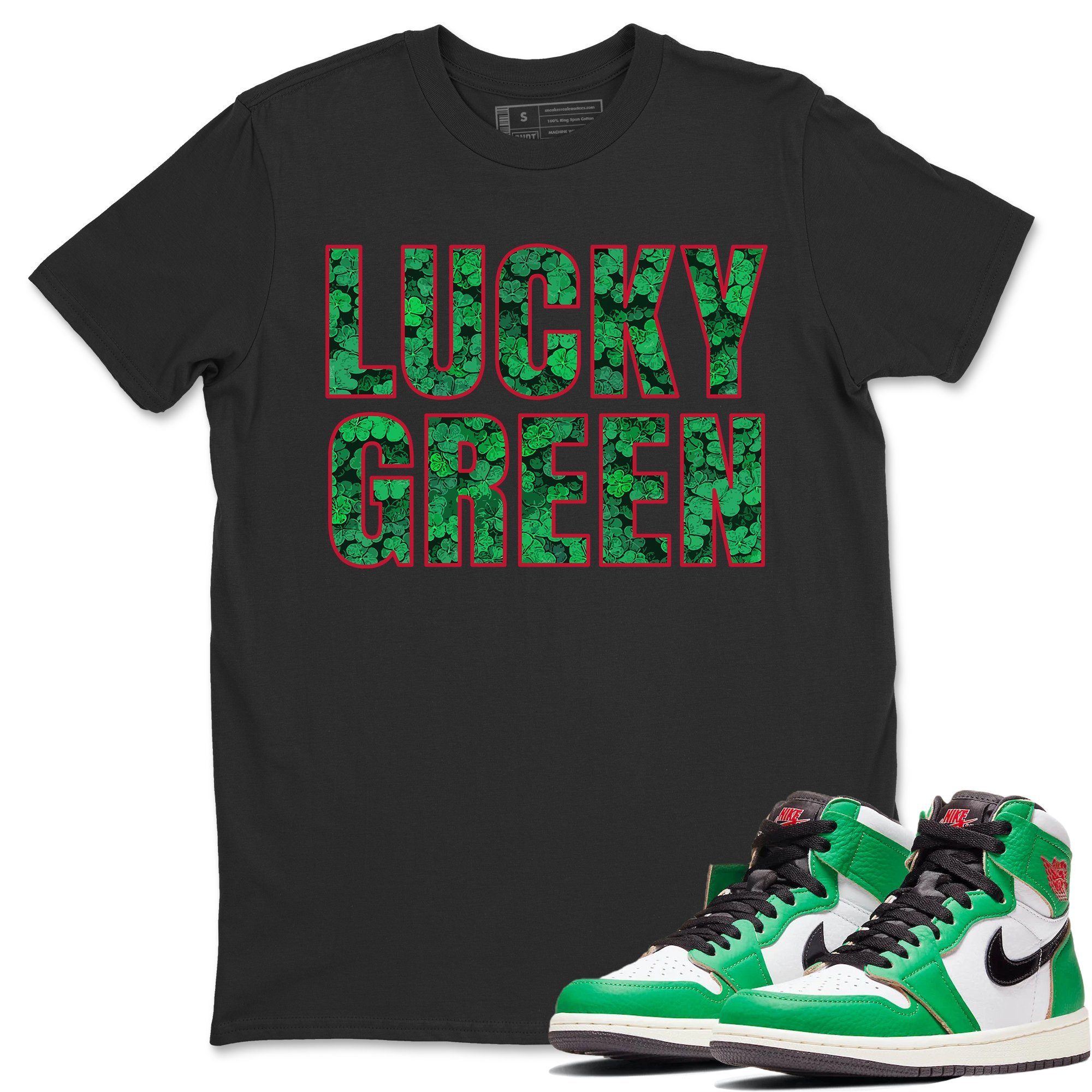 Lucky Green Unisex Tops - Air Jordan 1 Lucky Green
