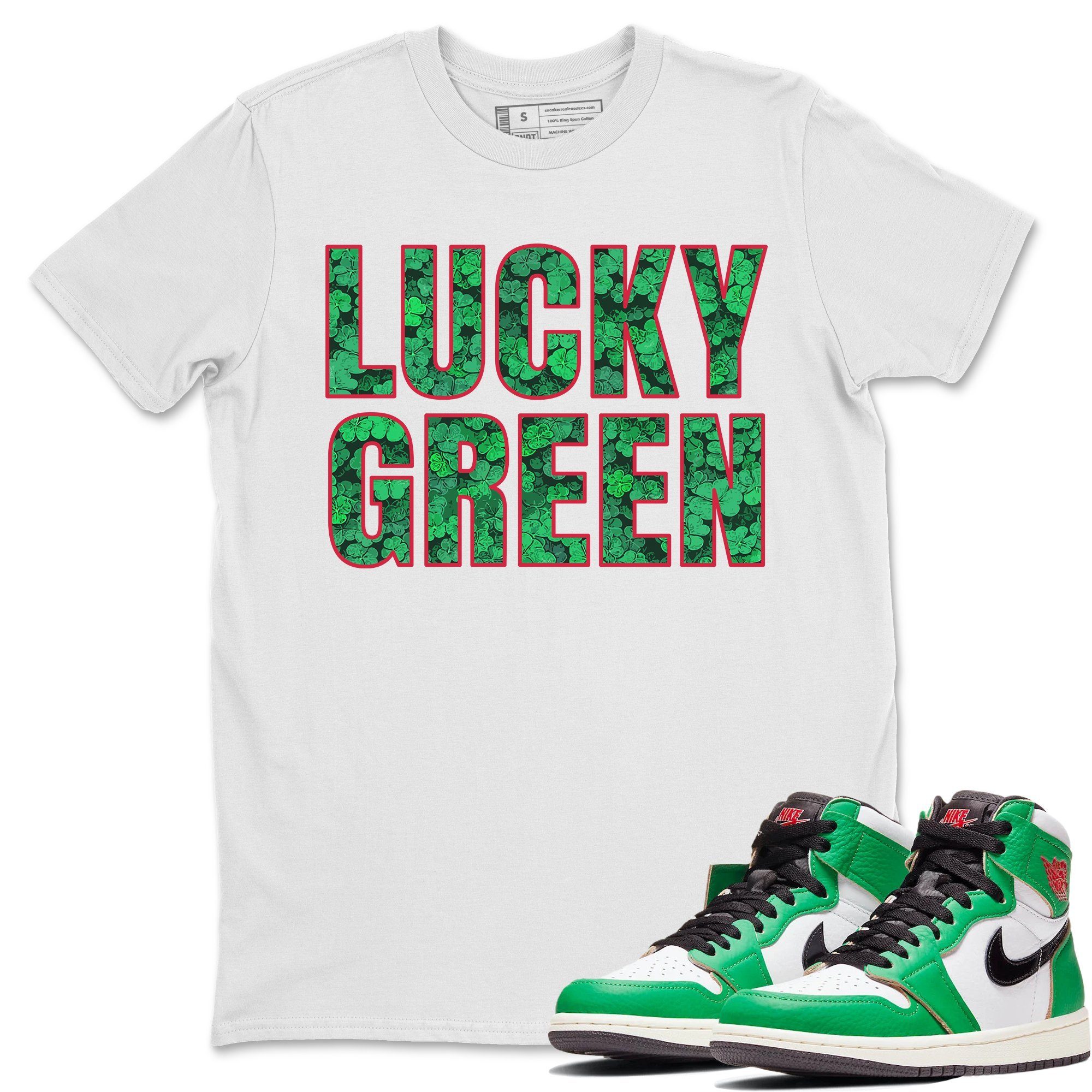 Lucky Green Unisex Tops - Air Jordan 1 Lucky Green