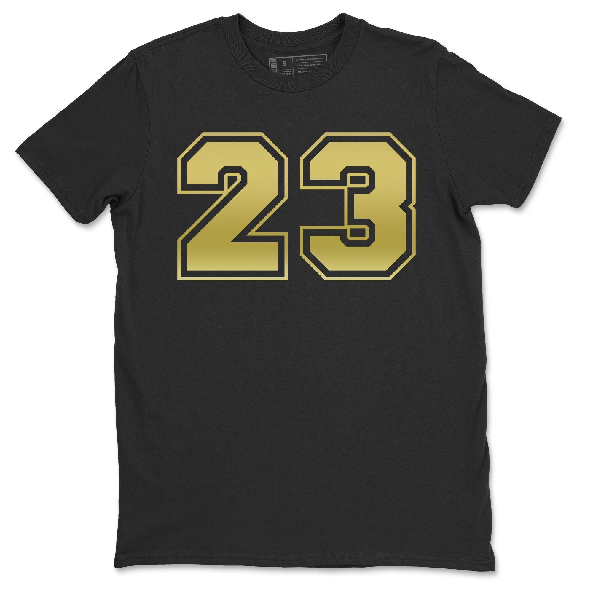 Number 23 Unisex Tops - Air Jordan 1 Metallic Gold