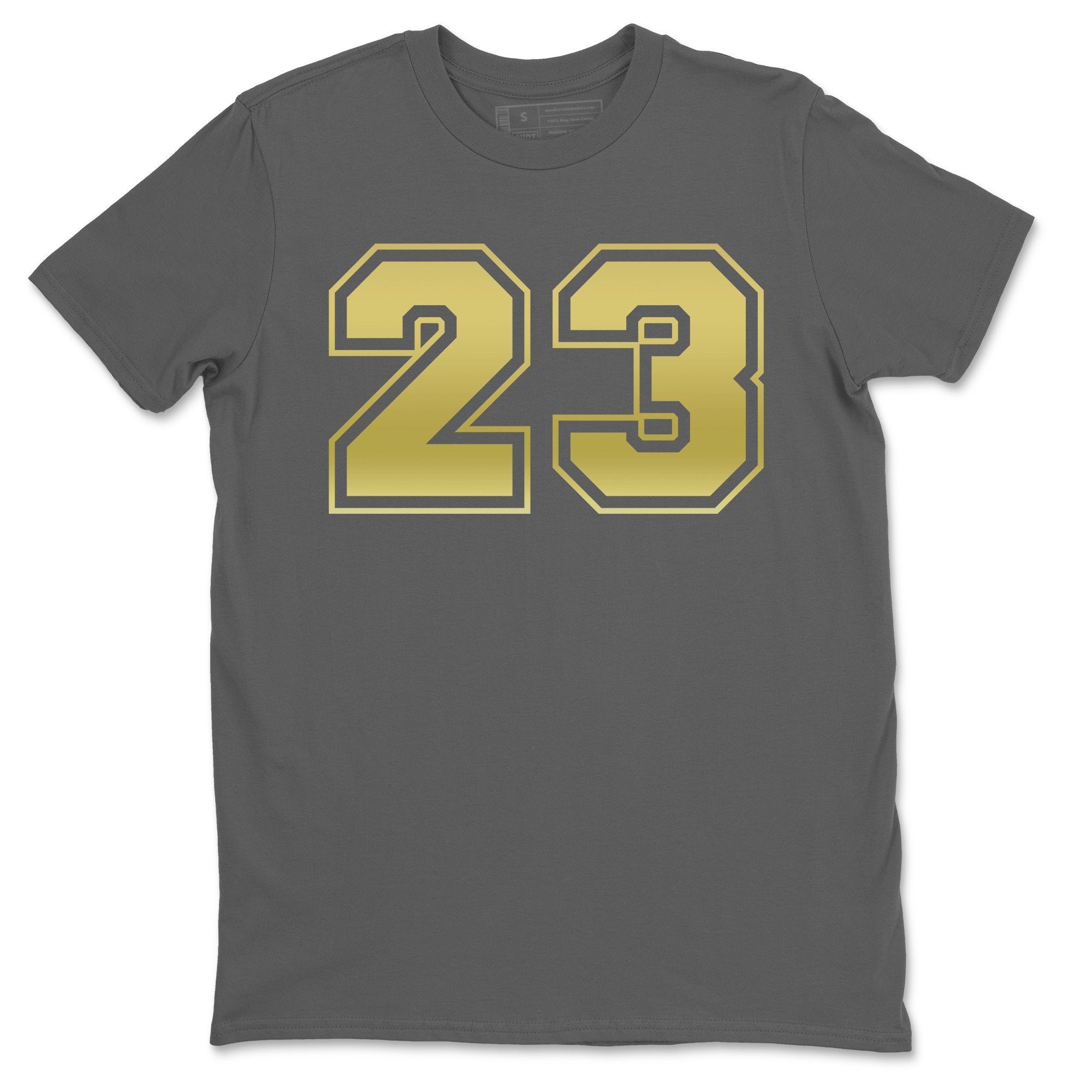 Number 23 Unisex Tops - Air Jordan 1 Metallic Gold