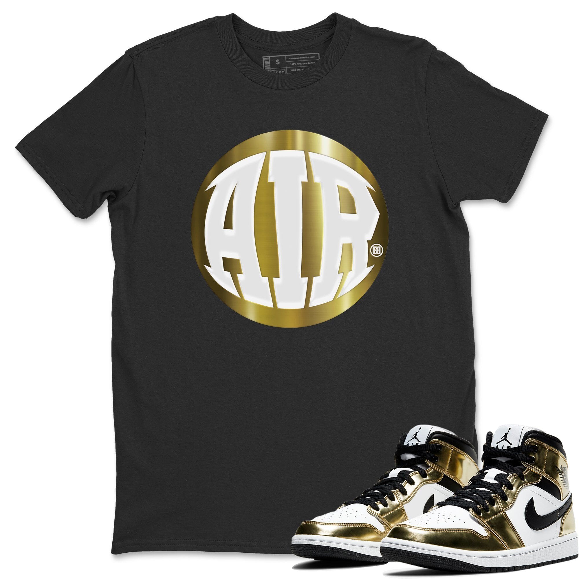 AIR Unisex Tops - Air Jordan 1 Metallic Gold