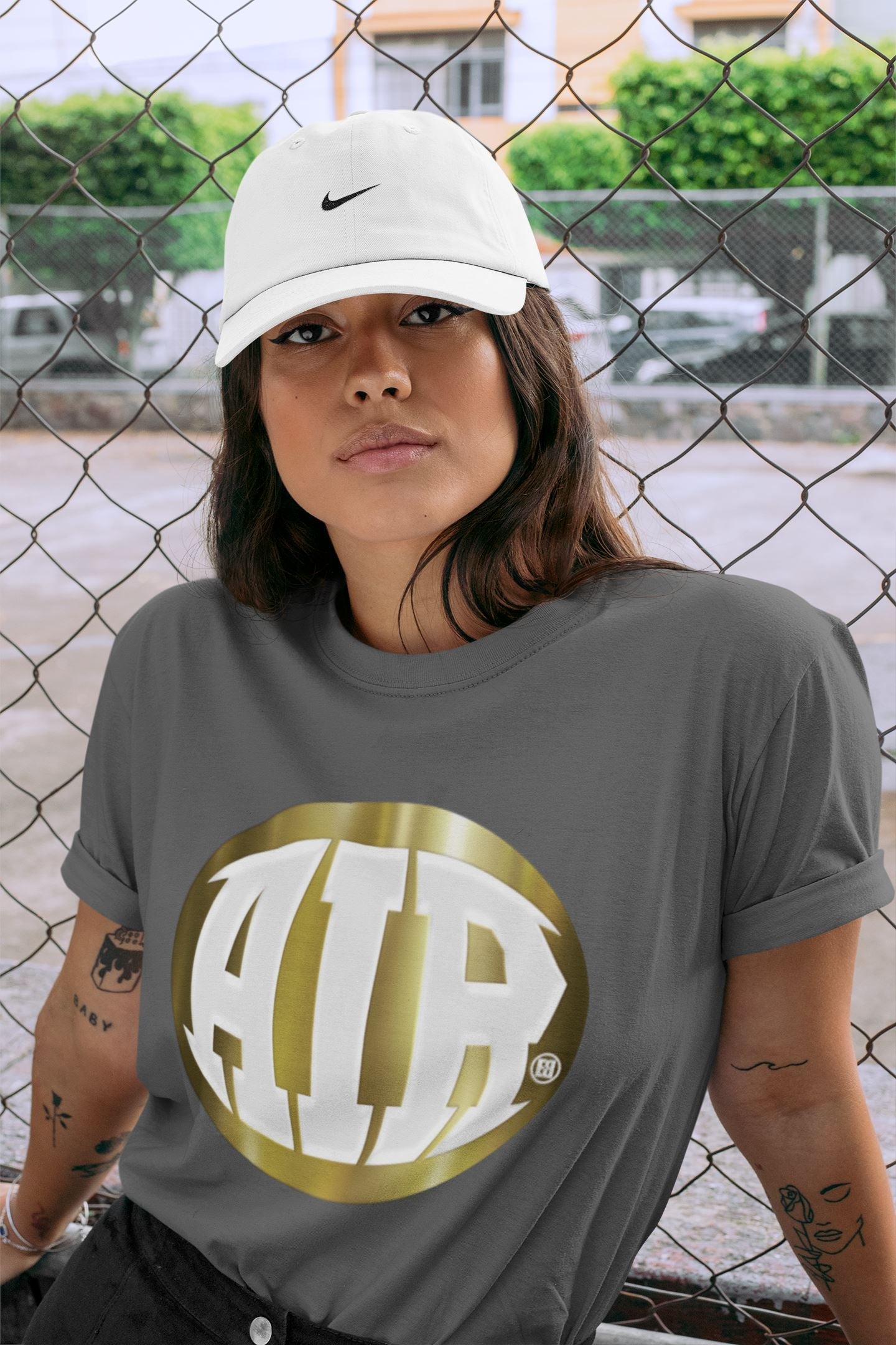 AIR Unisex Tops - Air Jordan 1 Metallic Gold