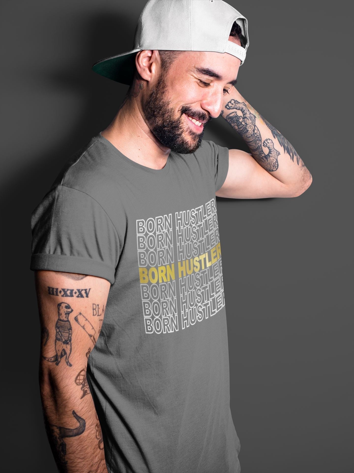 Born Hustler Unisex Tops - Air Jordan 1 Metallic Gold