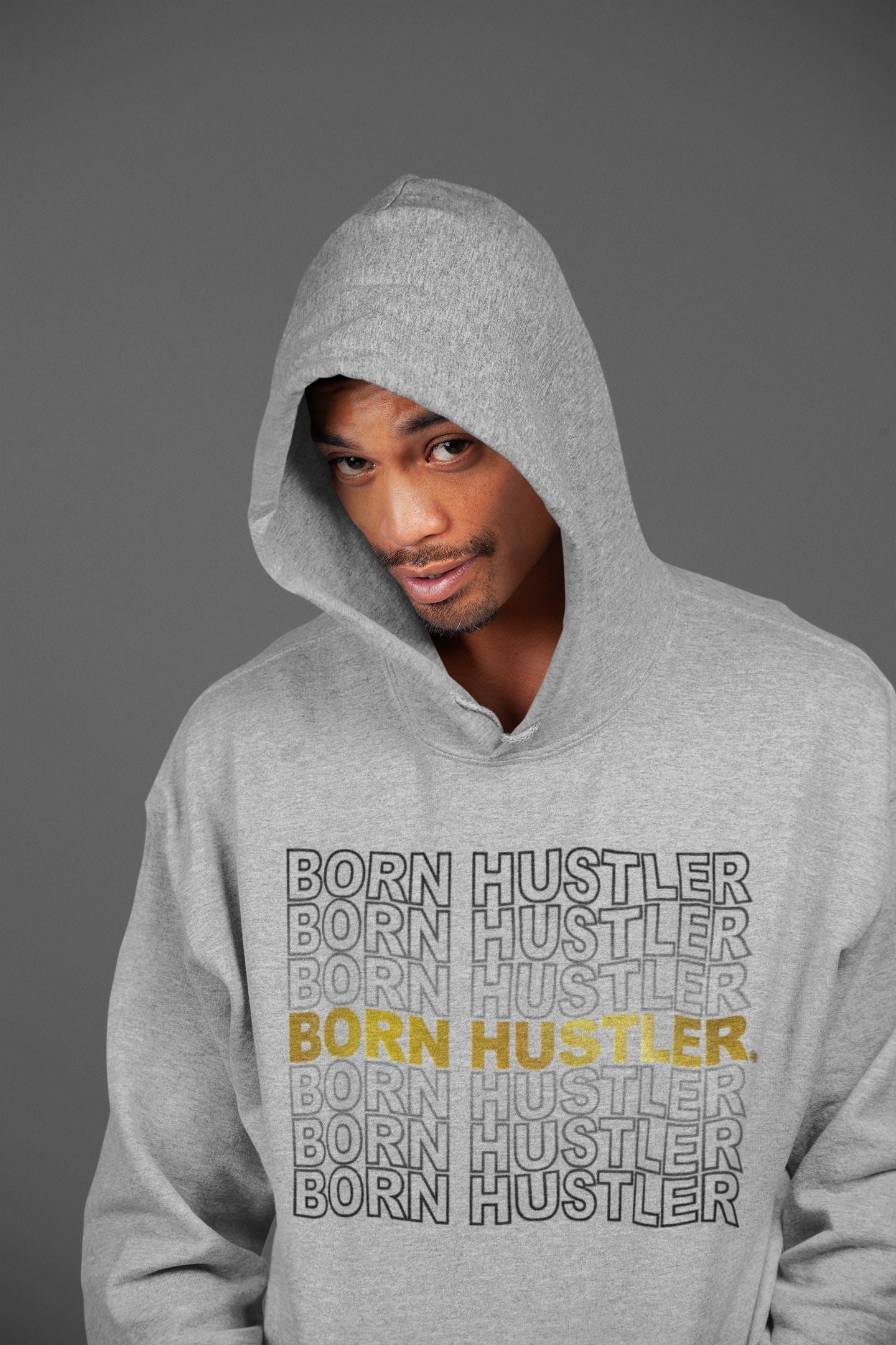 Born Hustler Unisex Tops - Air Jordan 1 Metallic Gold