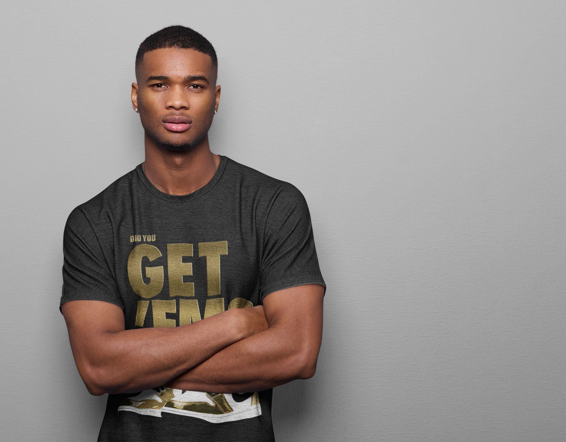 Did You Get 'Em Unisex Tops - Air Jordan 1 Metallic Gold