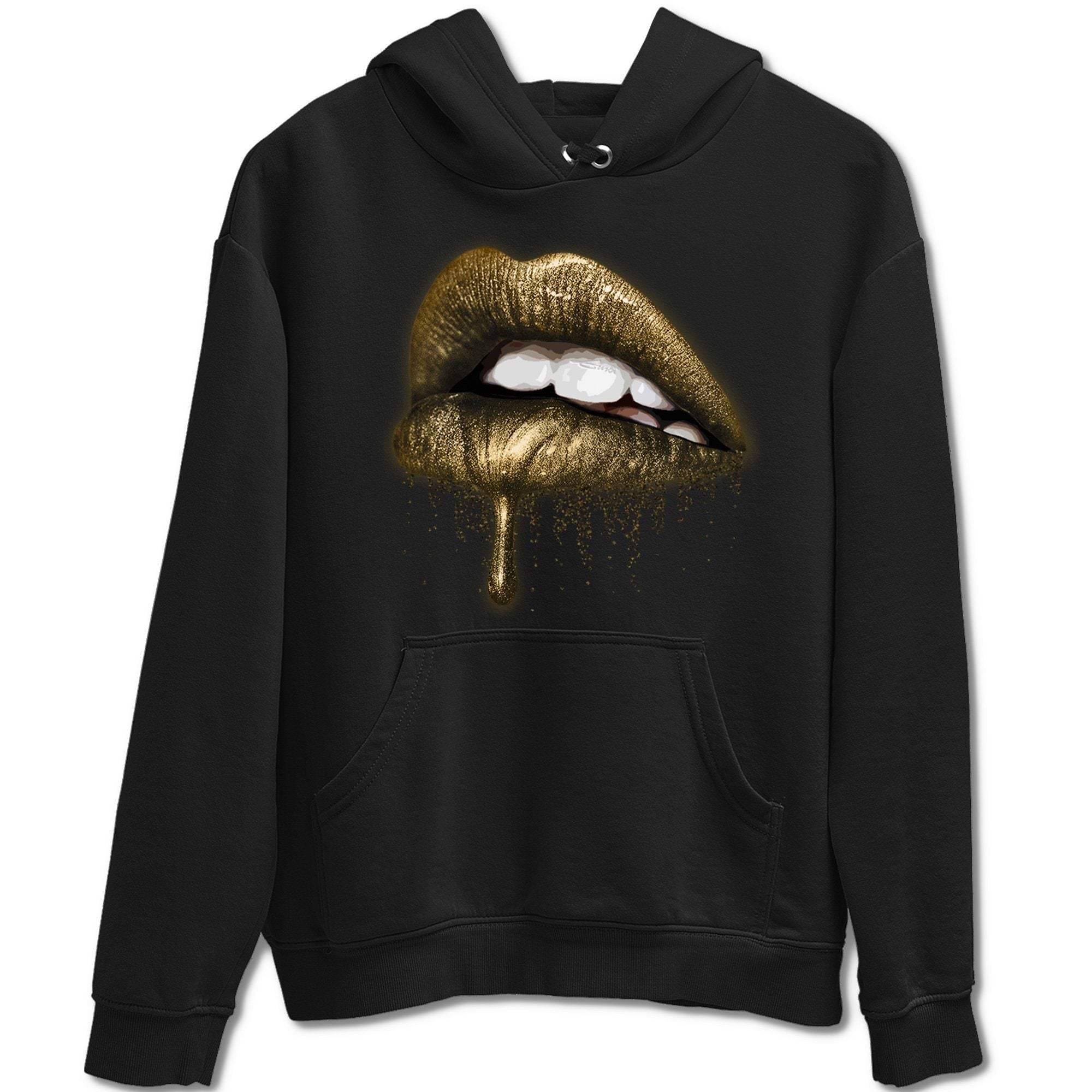 Dripping Lips Unisex Tops - Air Jordan 1 Metallic Gold