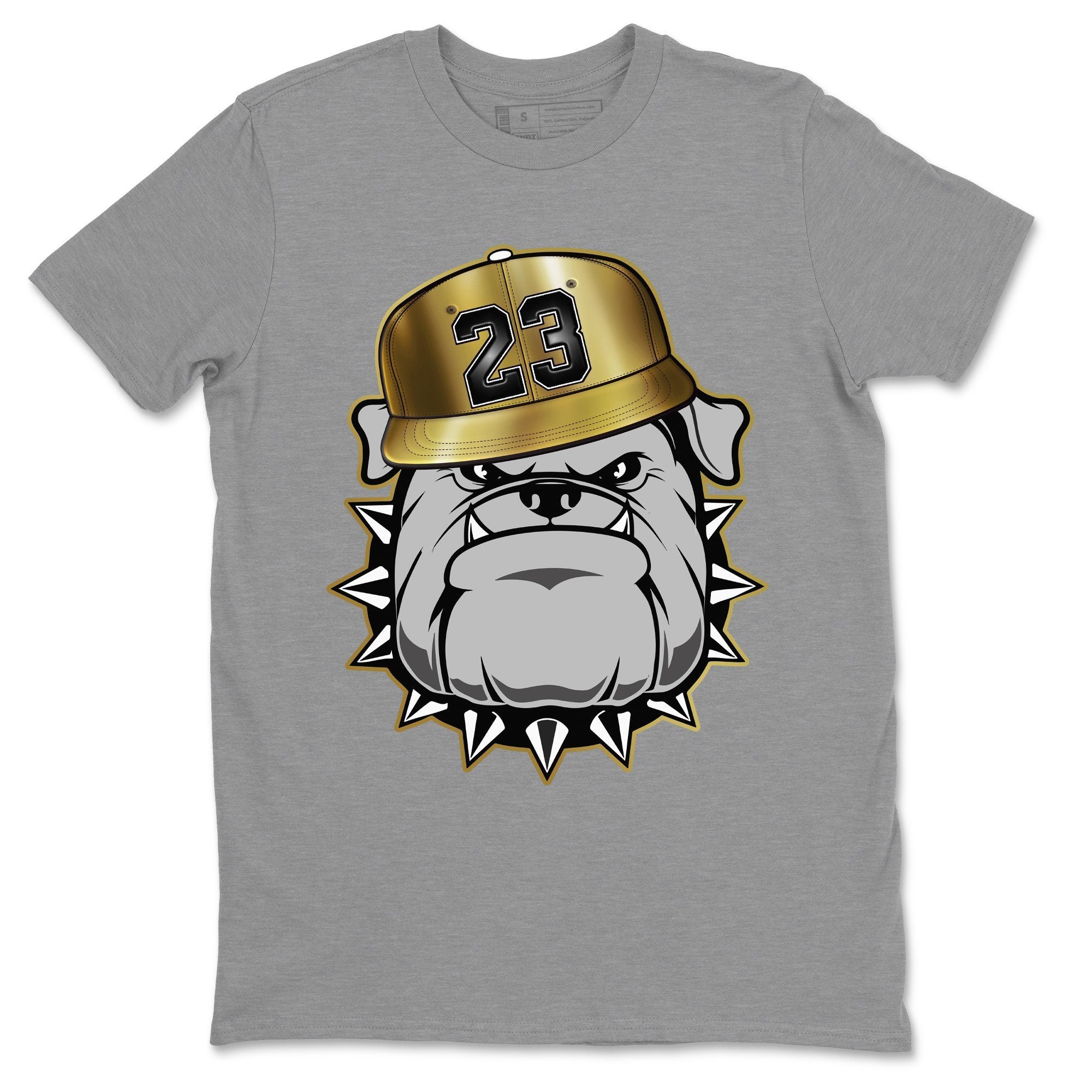 English Bulldog Unisex Tops - Air Jordan 1 Metallic Gold