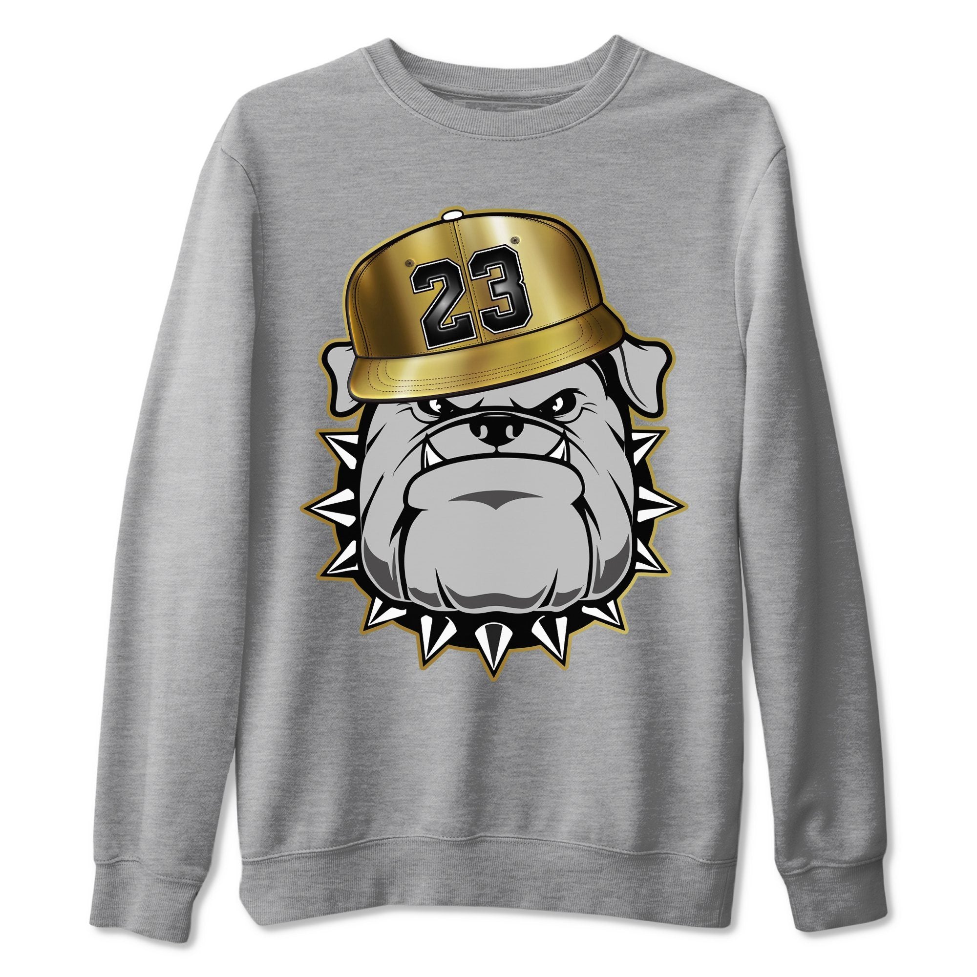 English Bulldog Unisex Tops - Air Jordan 1 Metallic Gold