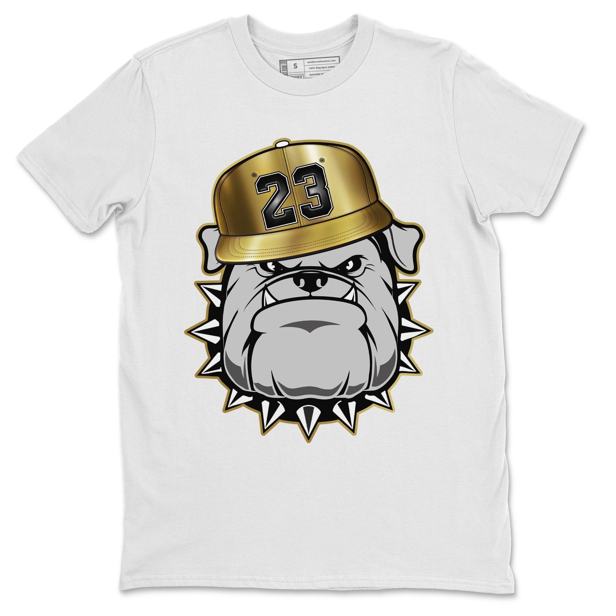 English Bulldog Unisex Tops - Air Jordan 1 Metallic Gold