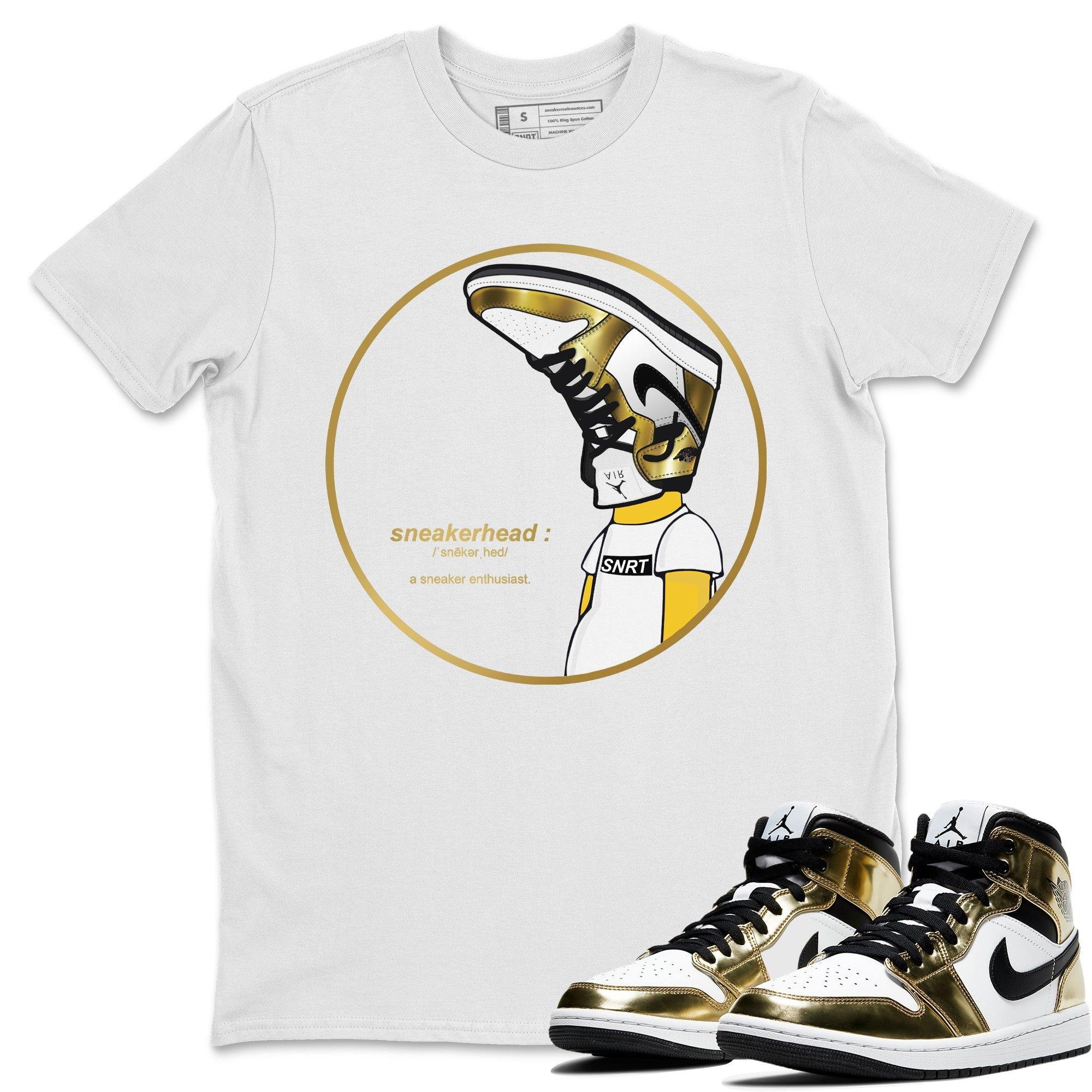 snkmatch Unisex Tops - Air Jordan 1 Metallic Gold