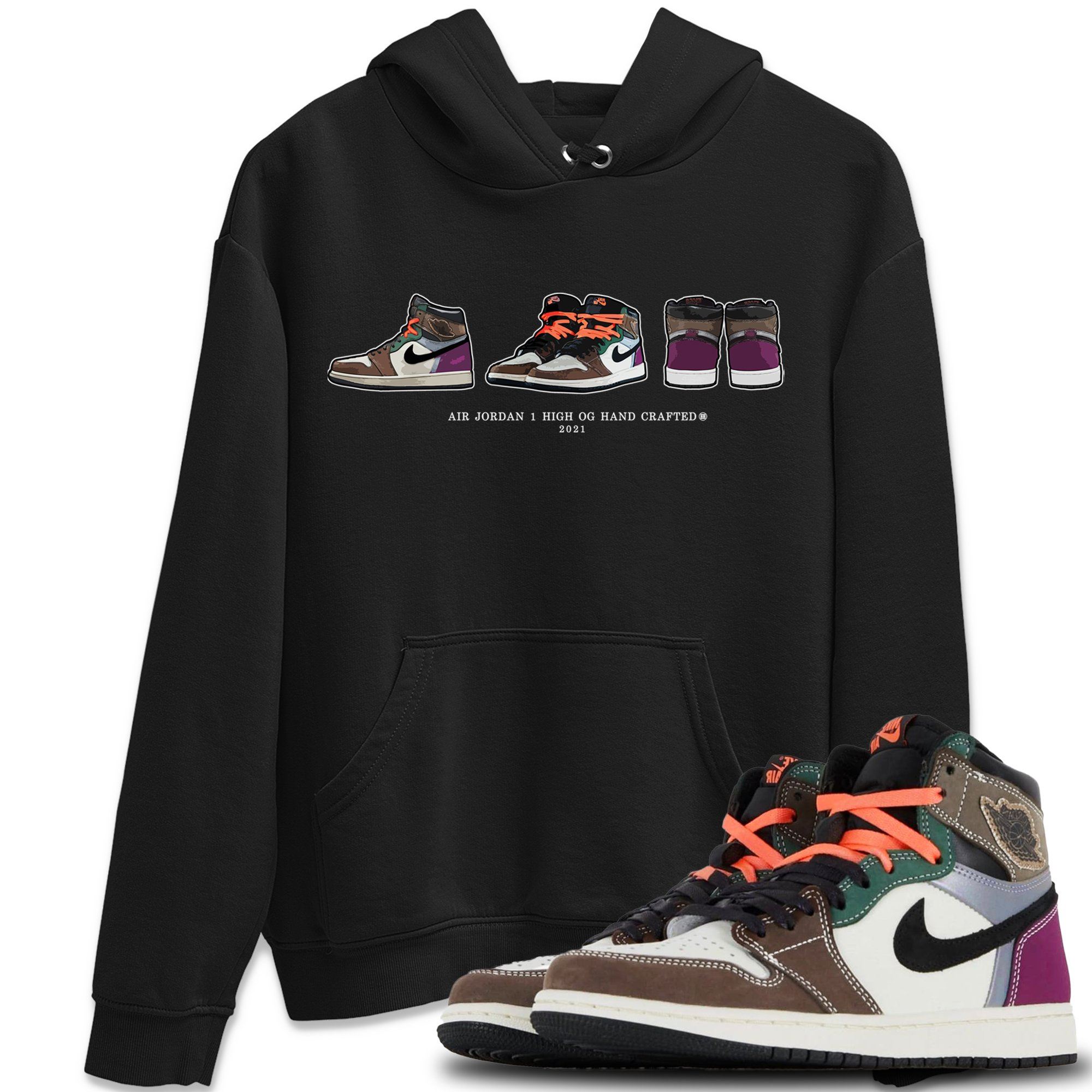 snkmatch Prelude Unisex Tops - Air Jordan 1 Hand Crafted