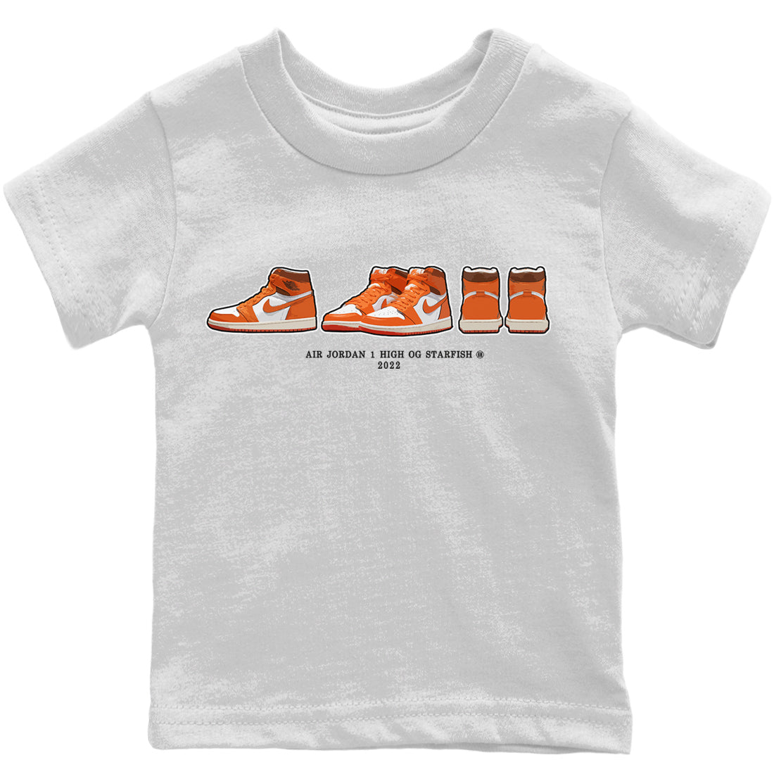 snkmatch Prelude Kids Tops - Air Jordan 1 Starfish