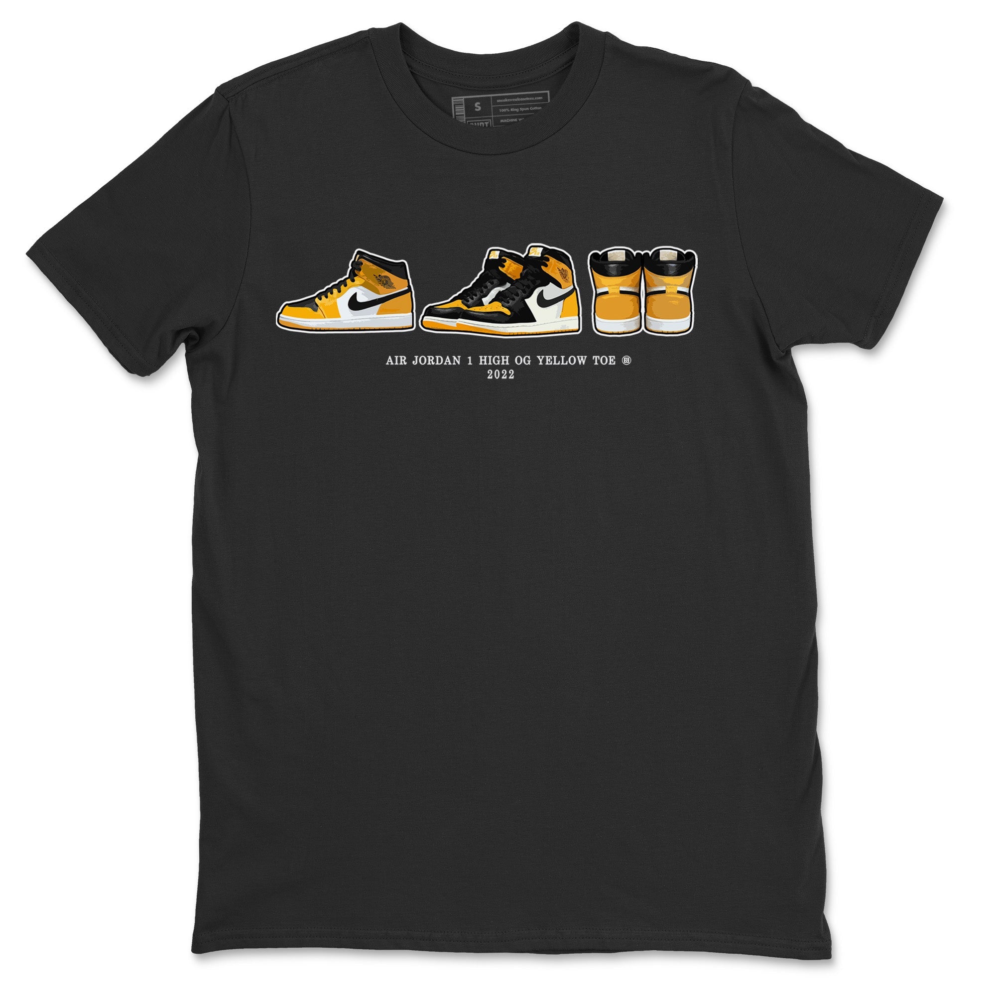 snkmatch Prelude Unisex Tops - Air Jordan 1 Yellow Toe