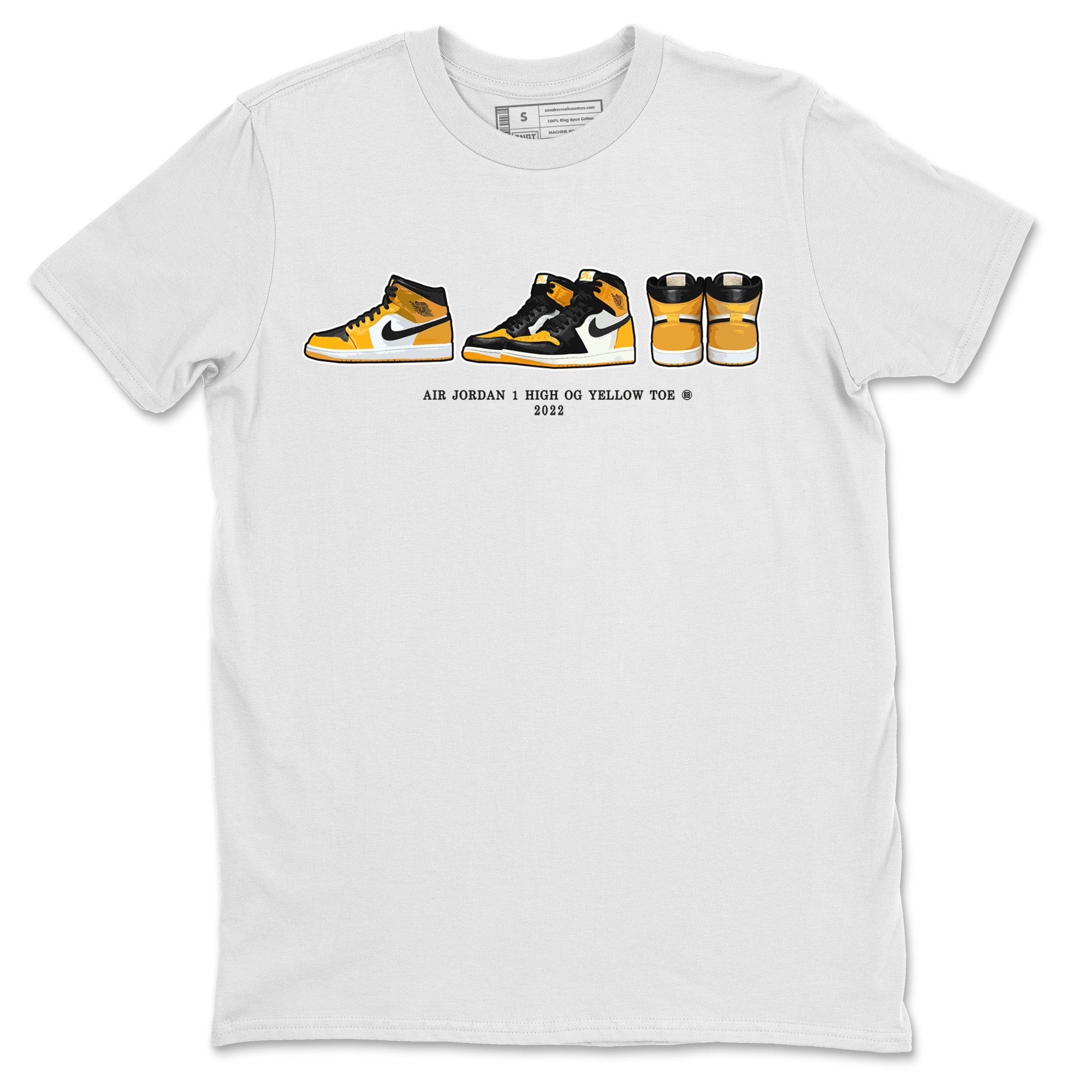 snkmatch Prelude Unisex Tops - Air Jordan 1 Yellow Toe