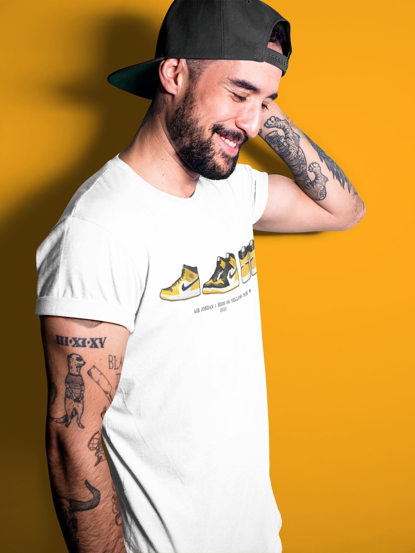 snkmatch Prelude Unisex Tops - Air Jordan 1 Yellow Toe