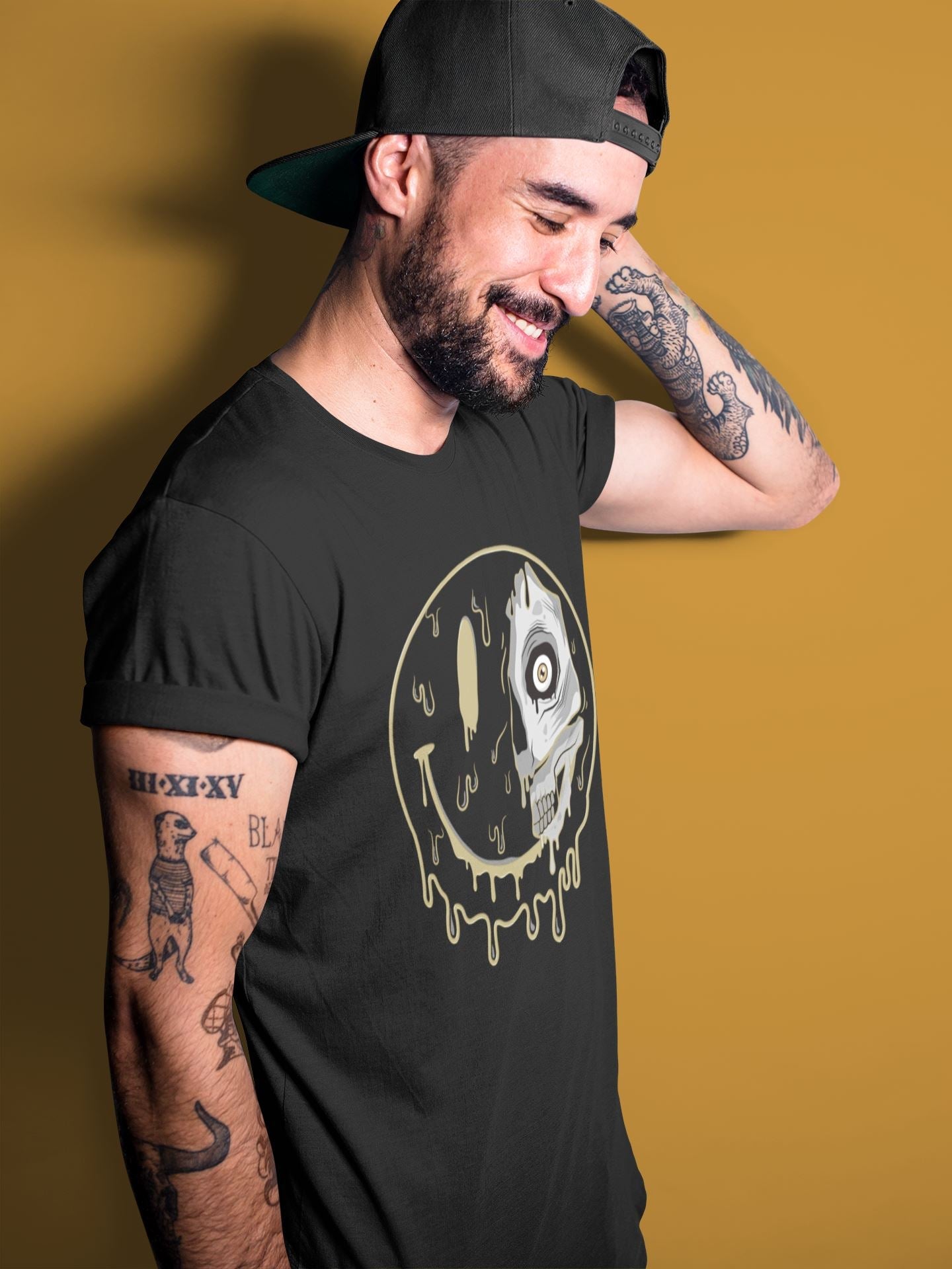 Dead Inside Unisex Tops - Air Jordan 1 Black Metallic Gold