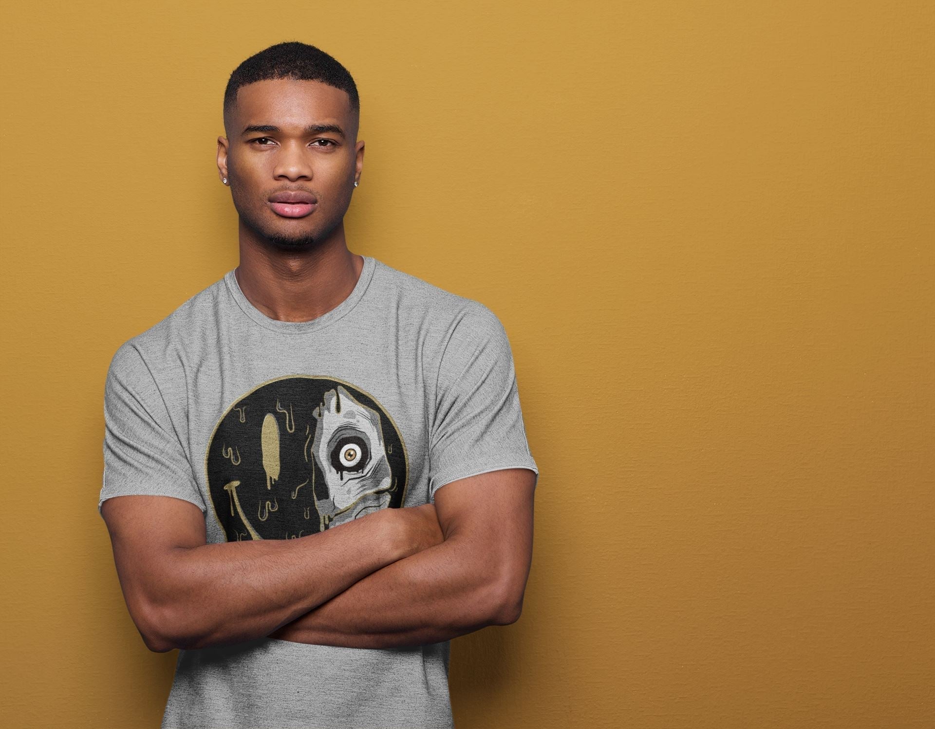 Dead Inside Unisex Tops - Air Jordan 1 Black Metallic Gold