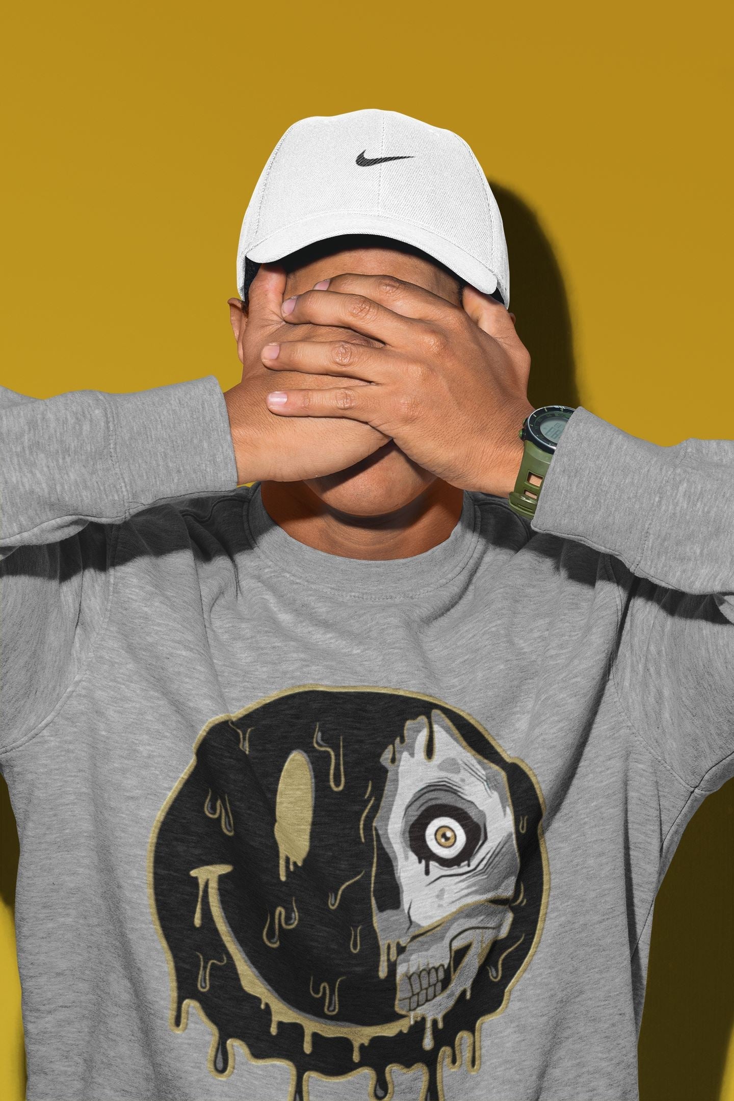 Dead Inside Unisex Tops - Air Jordan 1 Black Metallic Gold