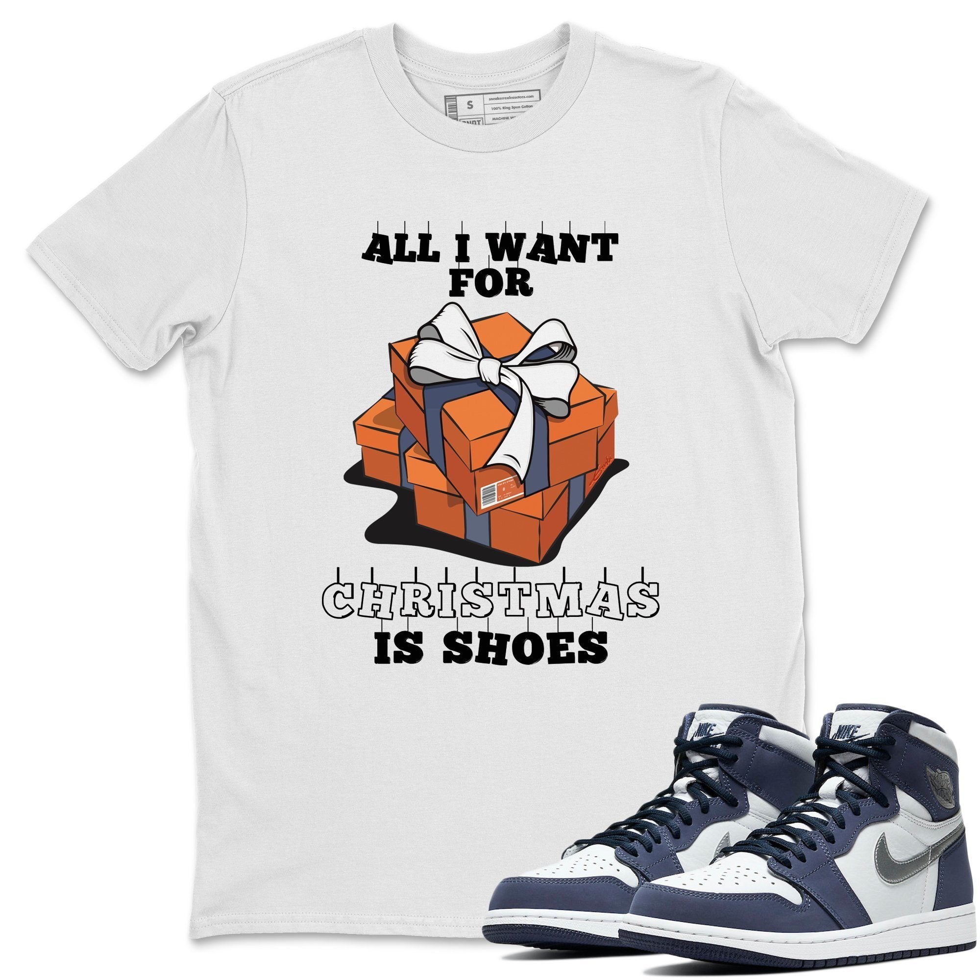 Christmas Present Unisex Tops - Air Jordan 1 Midnight Navy