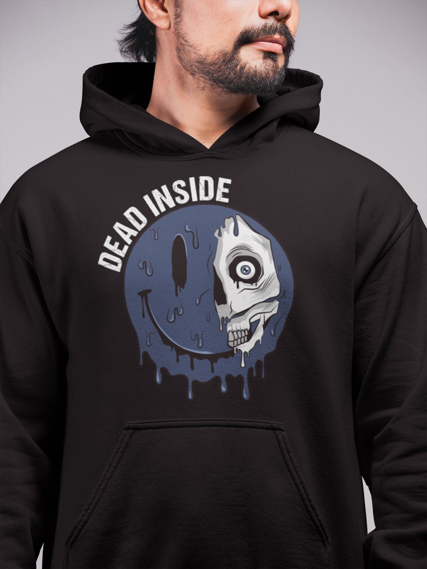 Dead Inside Unisex Tops - Air Jordan 1 Midnight Navy