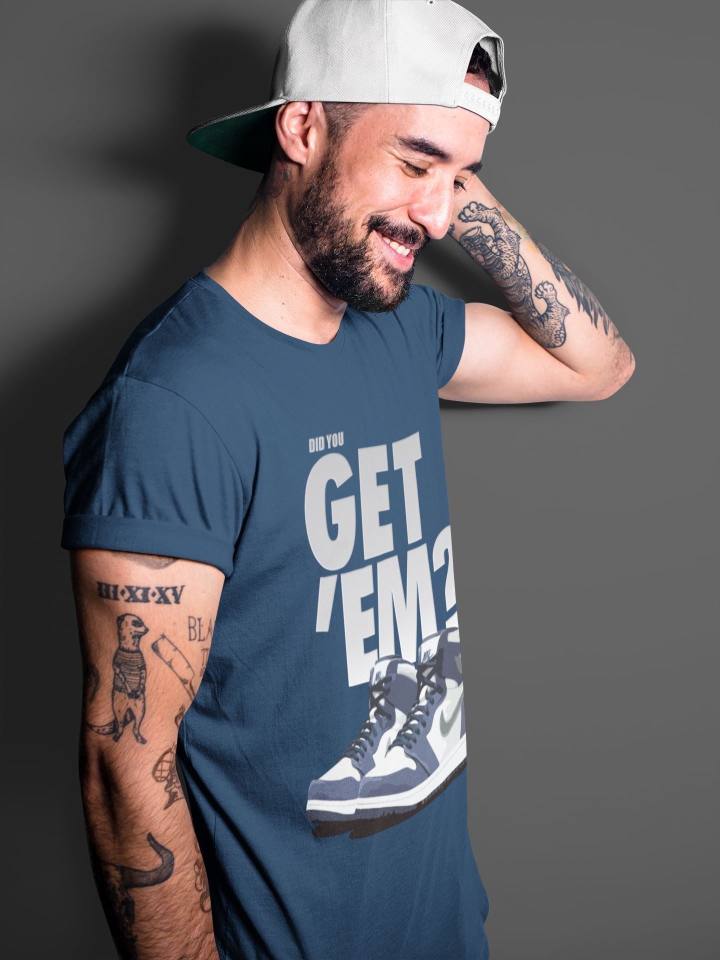 Did You Get 'Em Unisex Tops - Air Jordan 1 Midnight Navy