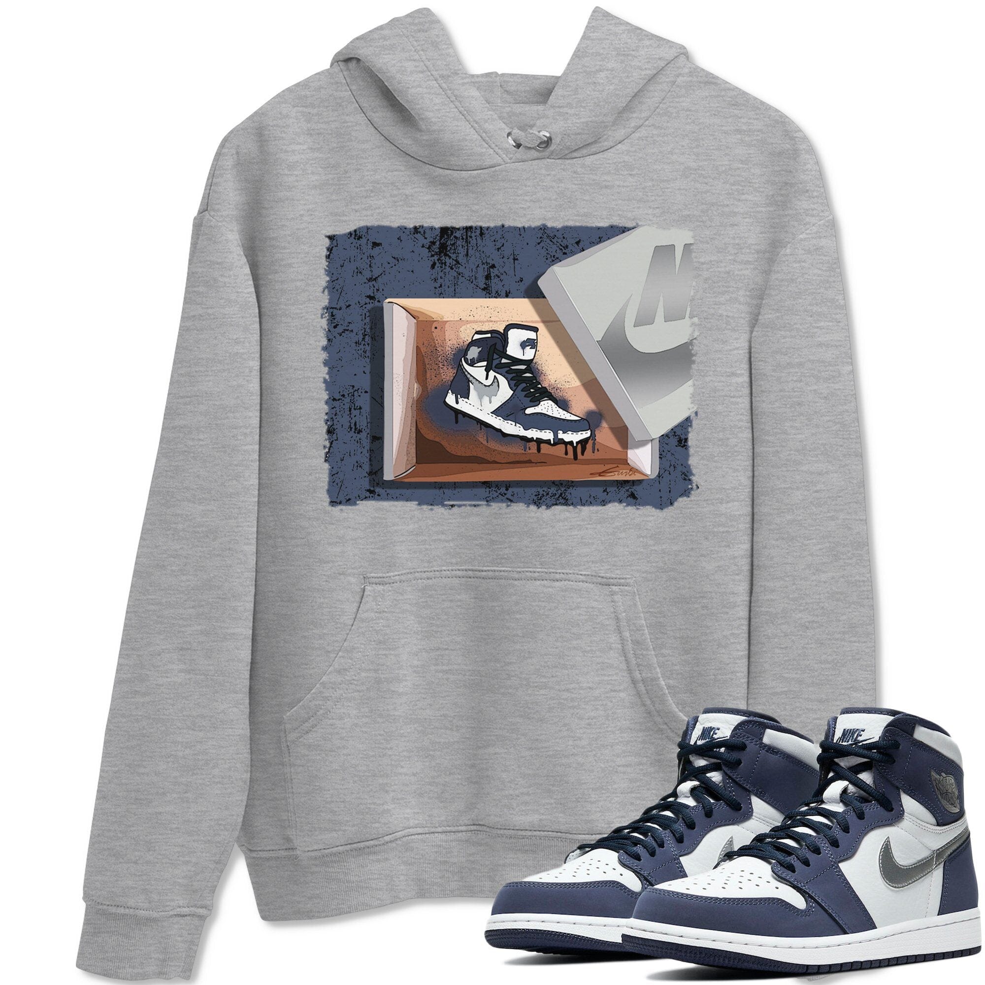 New Kicks Unisex Tops - Air Jordan 1 Midnight Navy