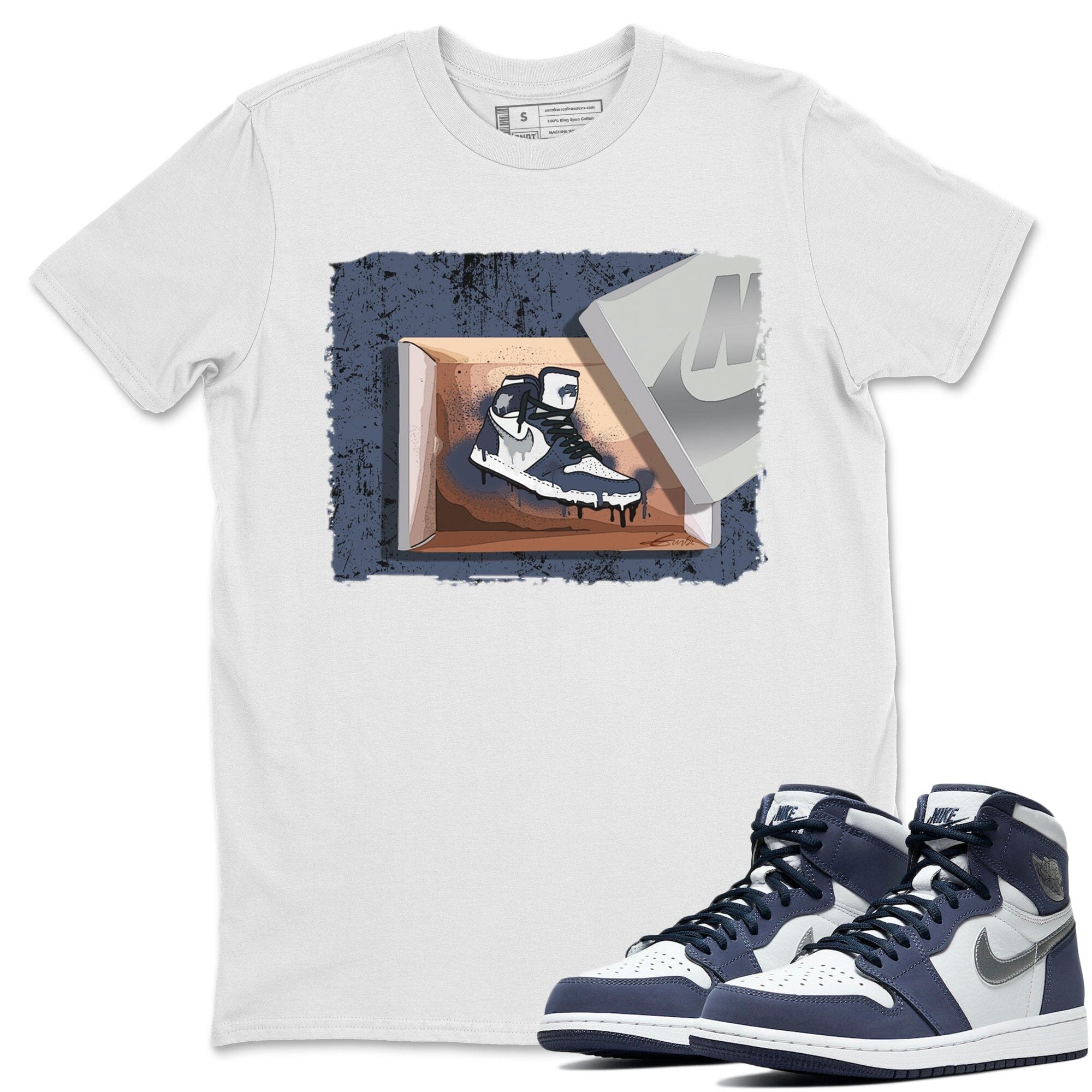 New Kicks Unisex Tops - Air Jordan 1 Midnight Navy