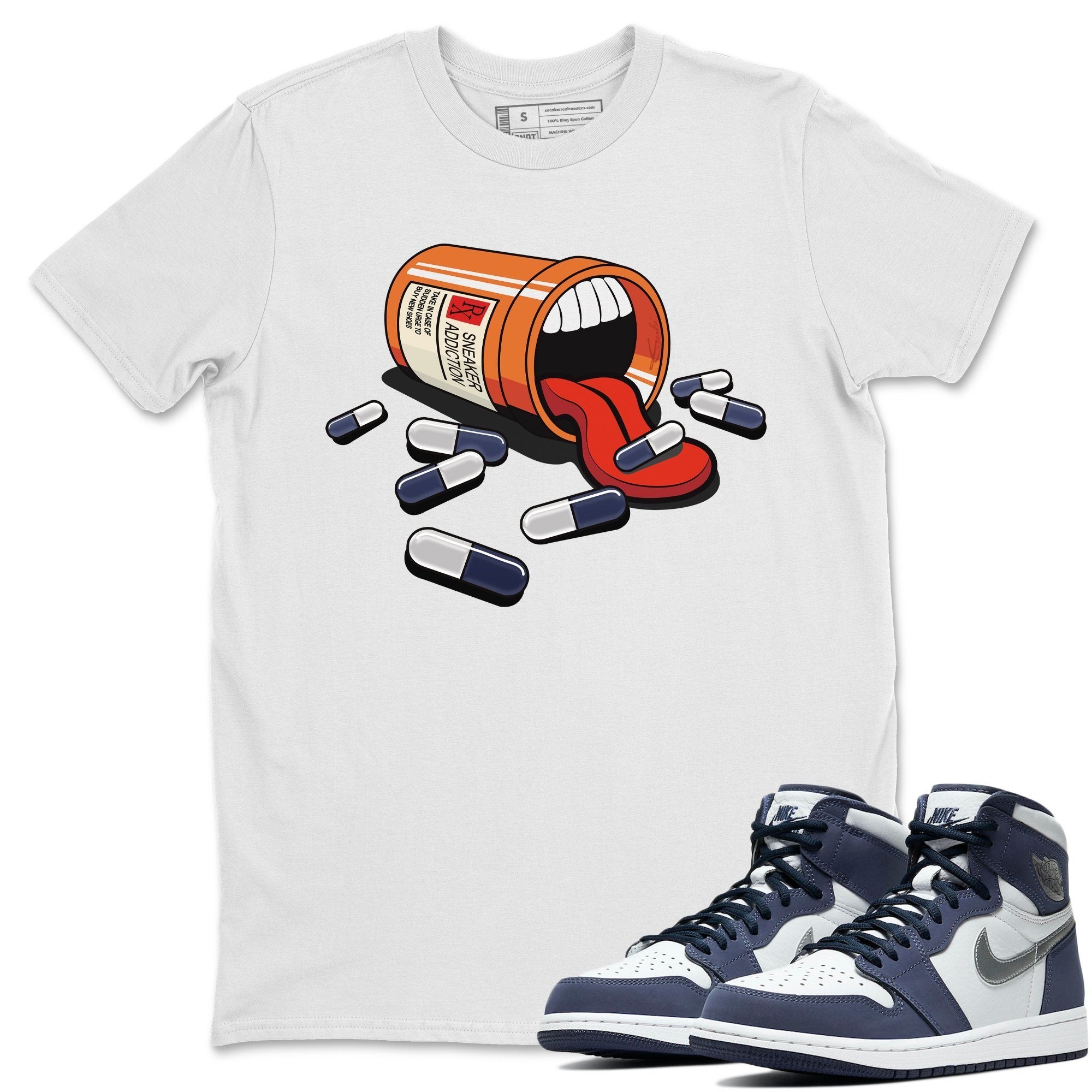 snkmatch Addiction Unisex Tops - Air Jordan 1 Midnight Navy