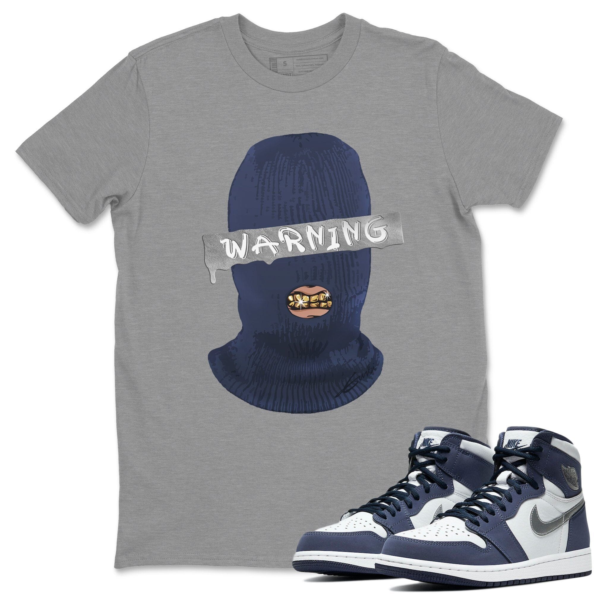 Warning Unisex Tops - Air Jordan 1 Midnight Navy