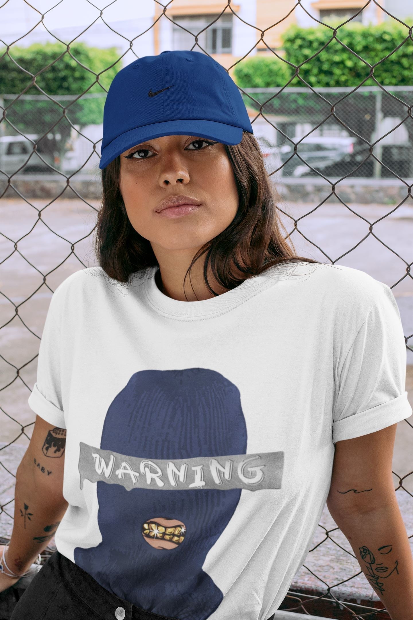 Warning Unisex Tops - Air Jordan 1 Midnight Navy