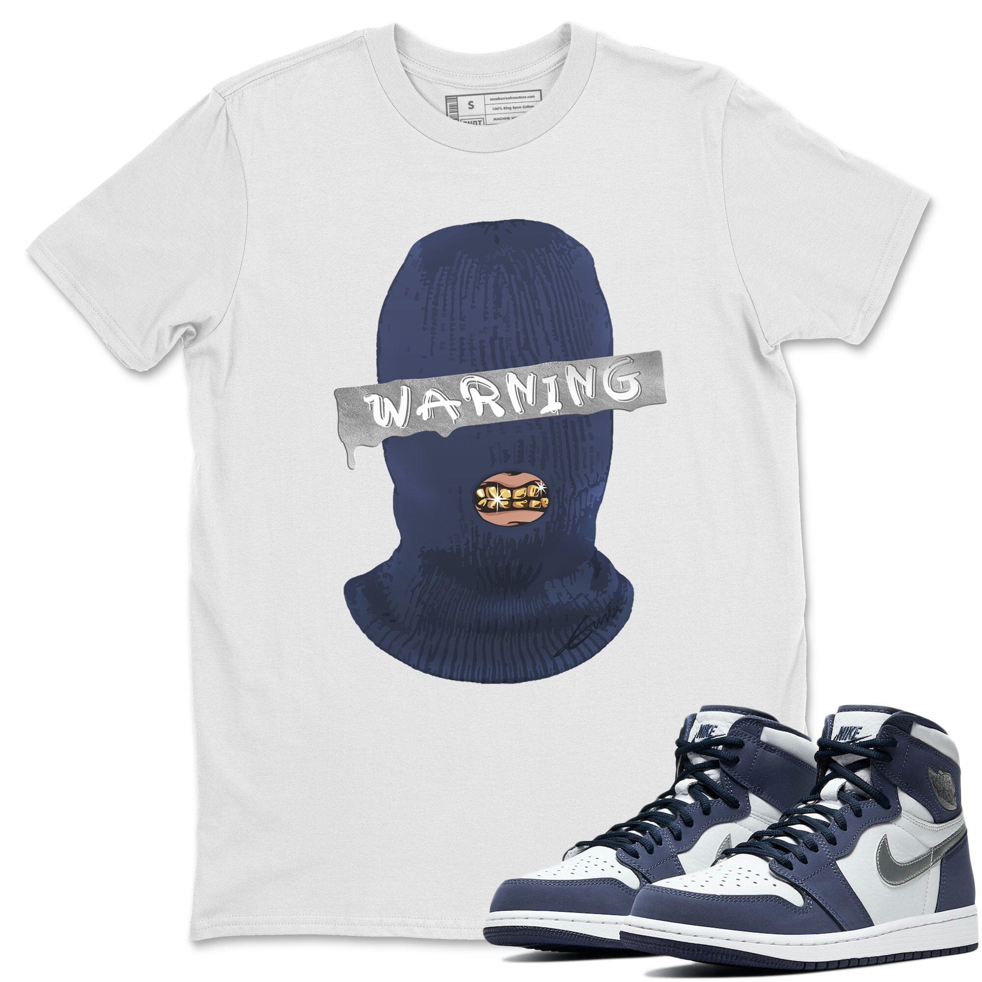 Warning Unisex Tops - Air Jordan 1 Midnight Navy