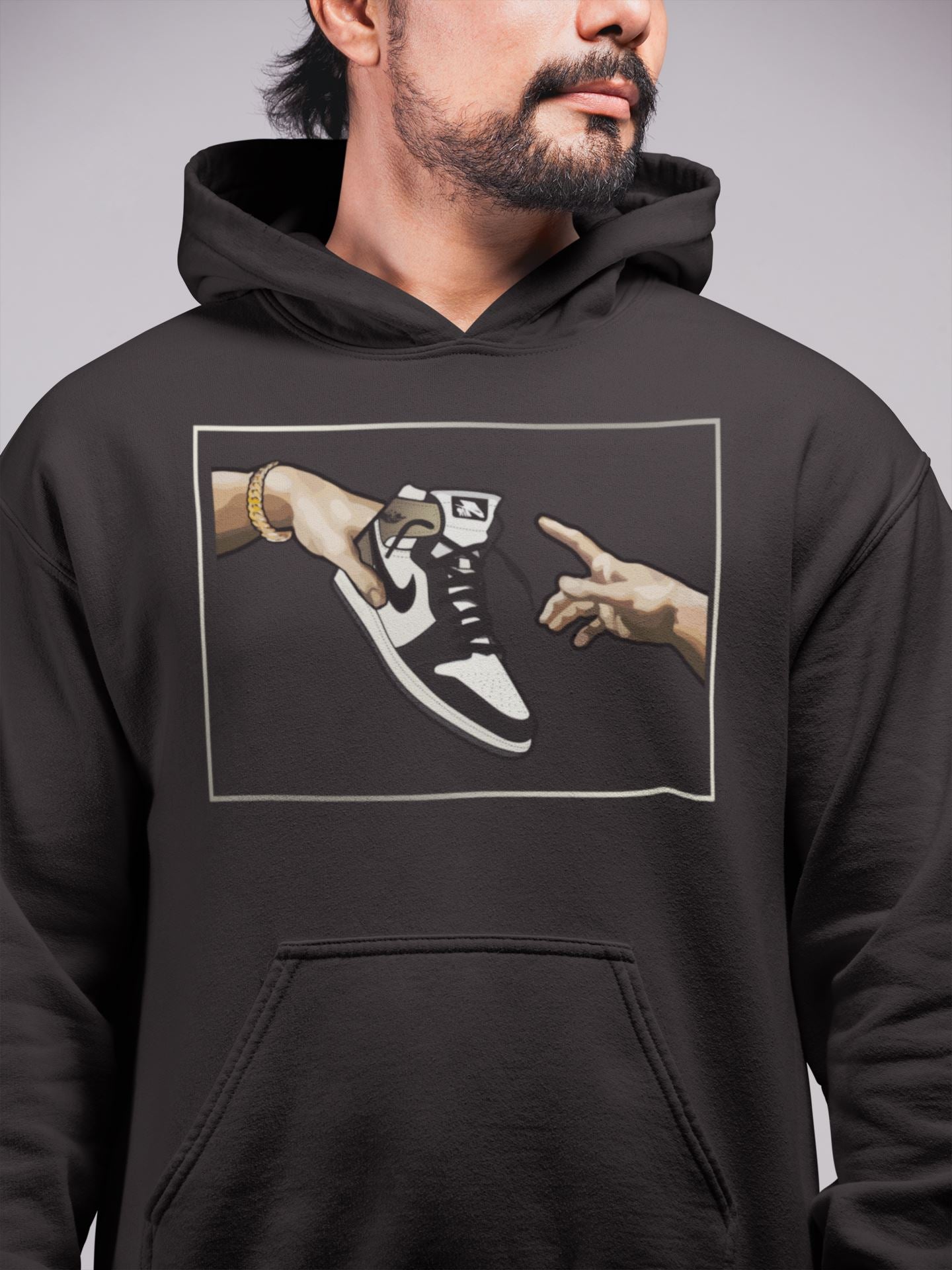 Adam's Creation Unisex Tops - Air Jordan 1 Dark Mocha