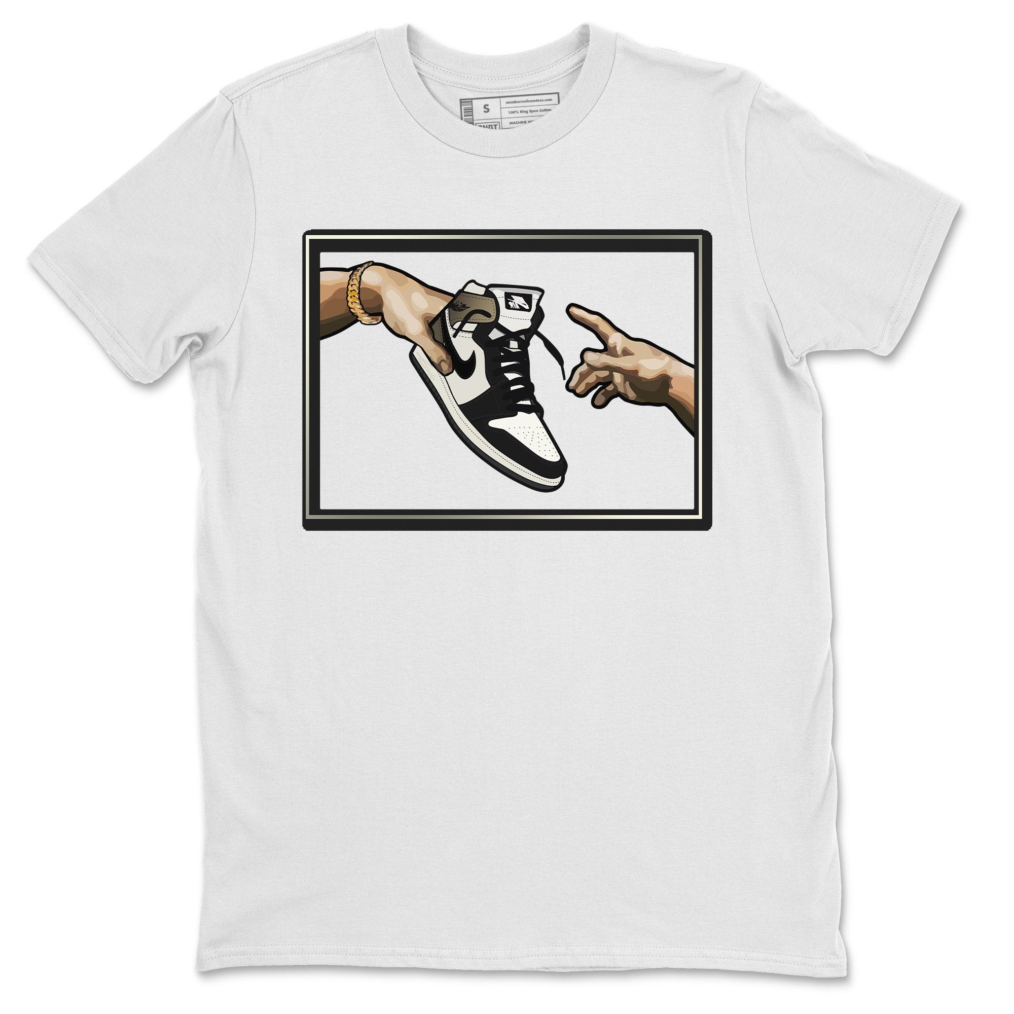Adam's Creation Unisex Tops - Air Jordan 1 Dark Mocha