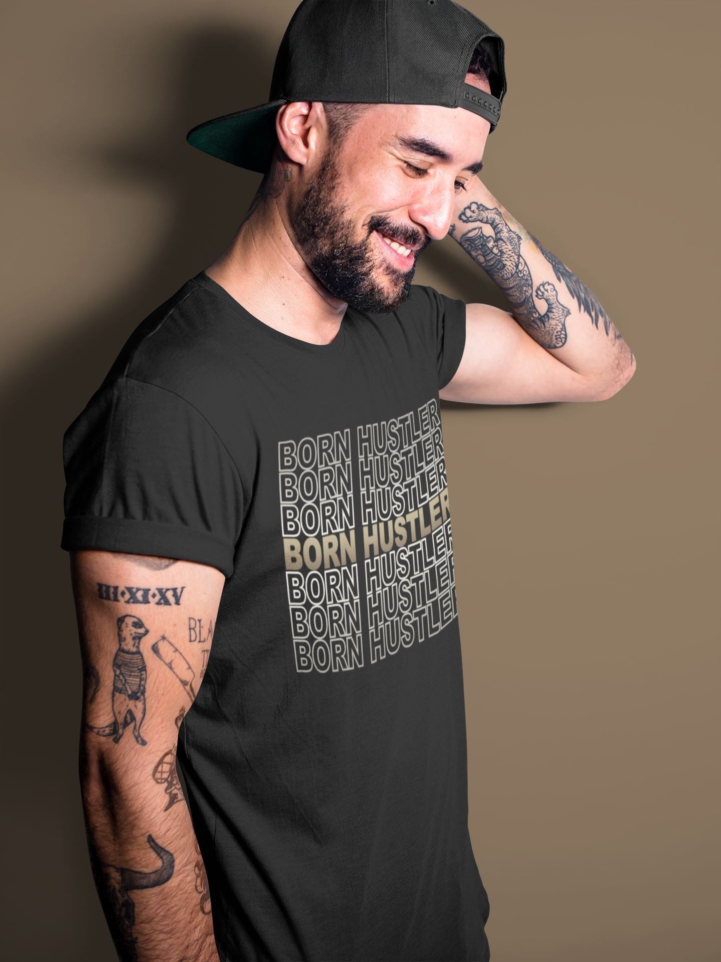 Born Hustler Unisex Tops - Air Jordan 1 Dark Mocha